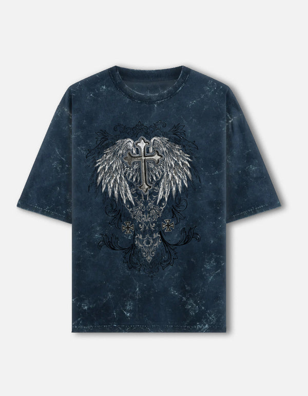 Unisex Acid Washed Oversized Tee - 5 COLORS, 6 SIZES - Image 4