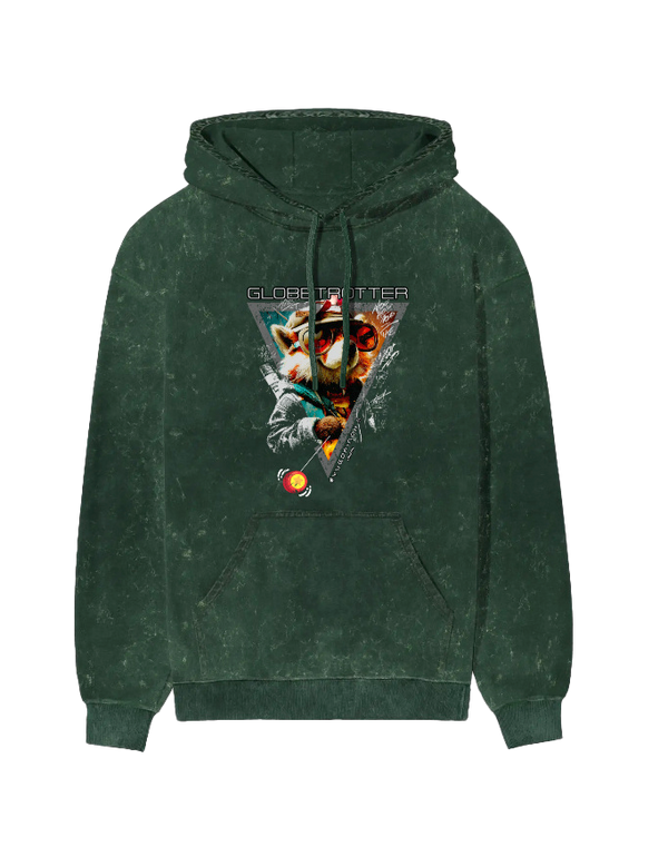 Unisex's Acid Washed 100% cotton with 300 GSM heavyweight, Hoodie - Image 4