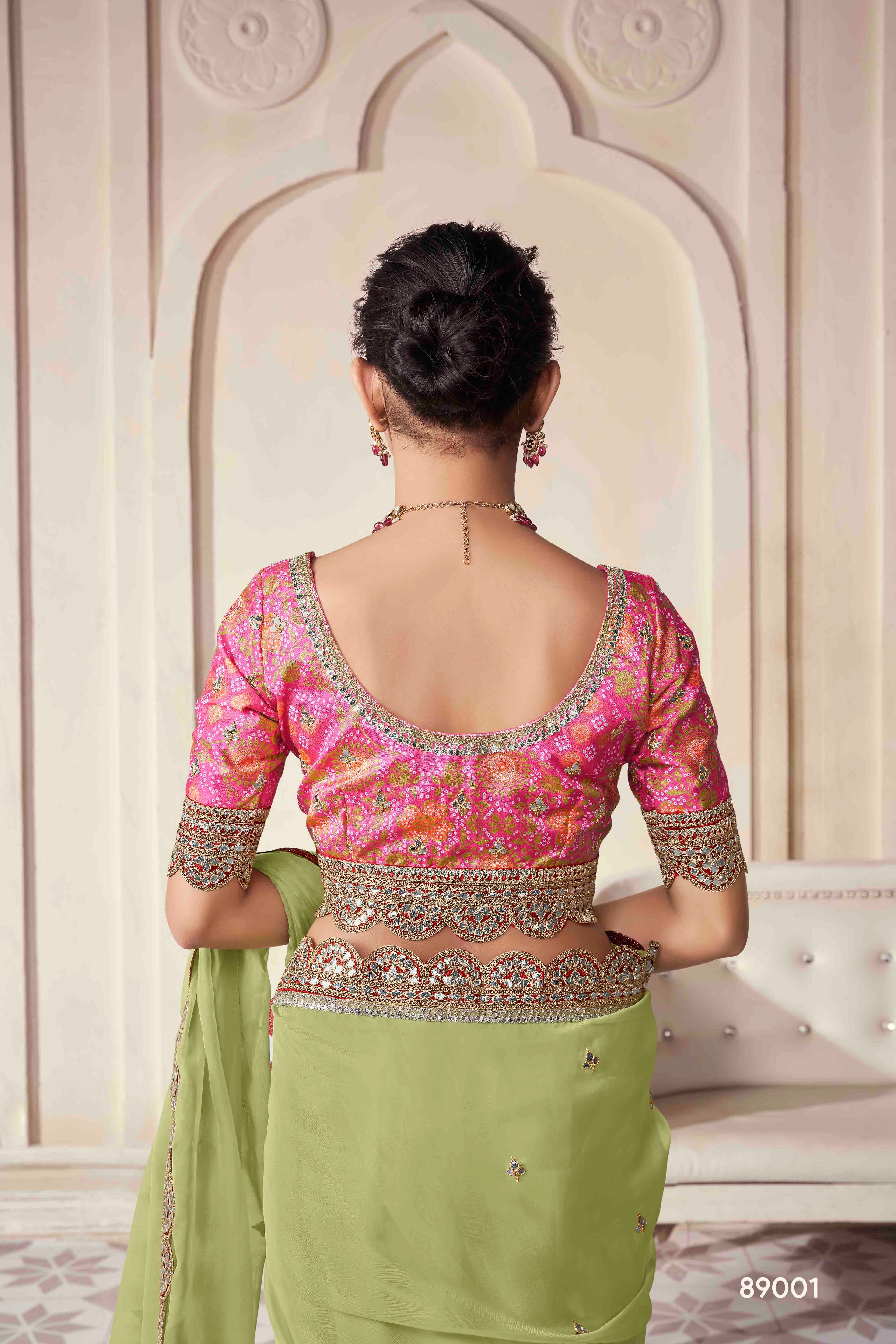 The Royal Touch Women's Saree - Stitch to fit