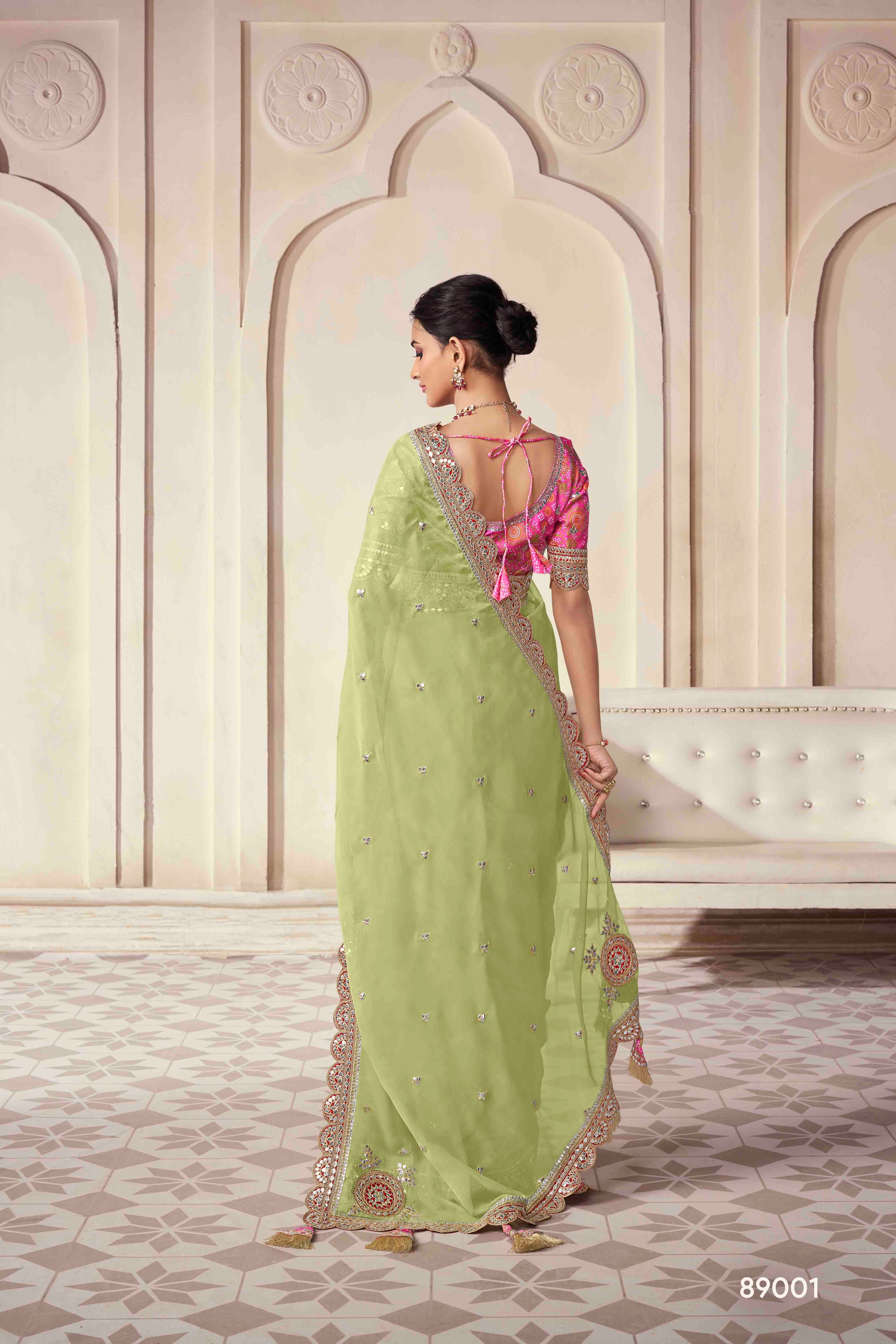 The Royal Touch Women's Saree - Stitch to fit
