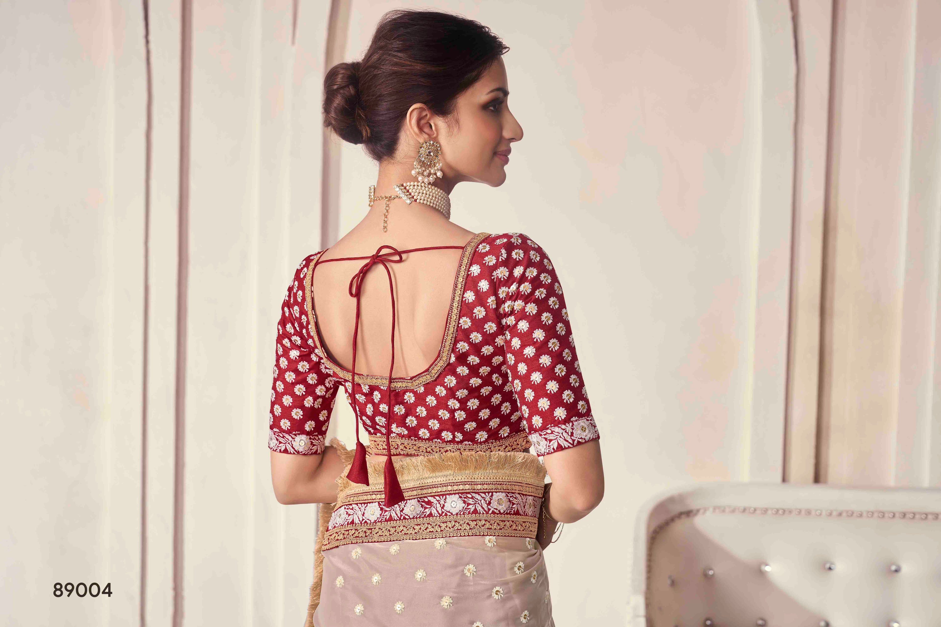 The Royal Touch Women's Saree - Stitch to fit