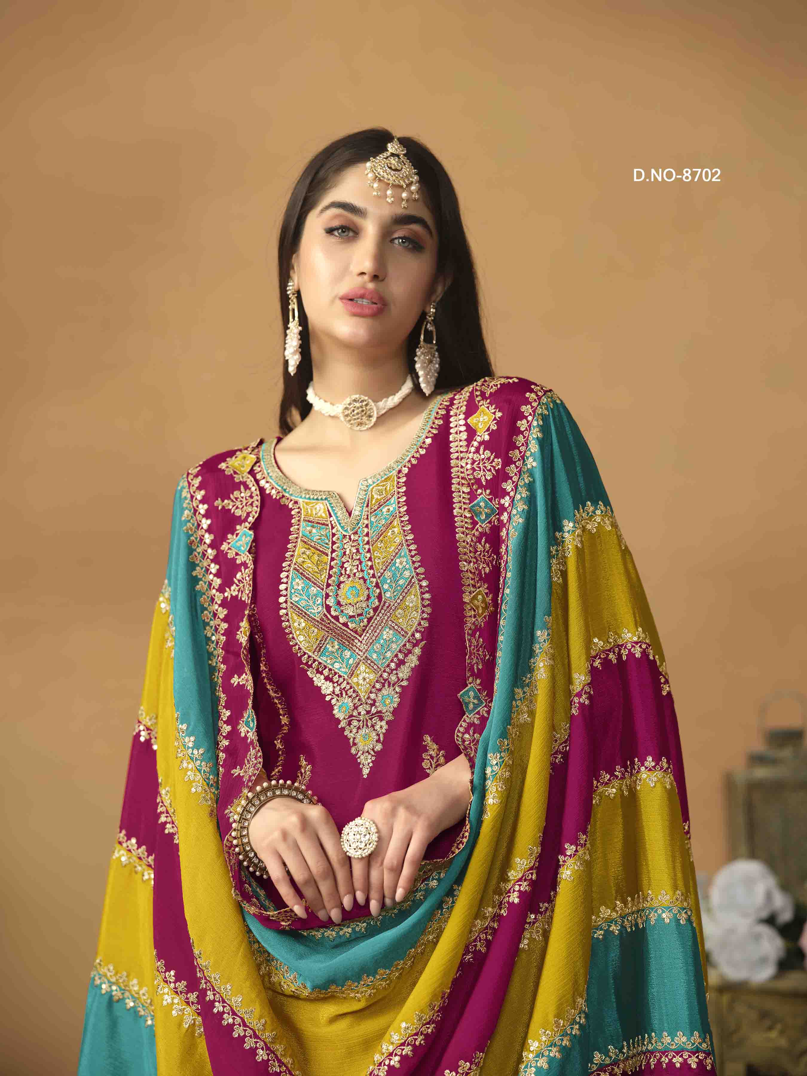 Women's Salwar Suit - Semi Stitched