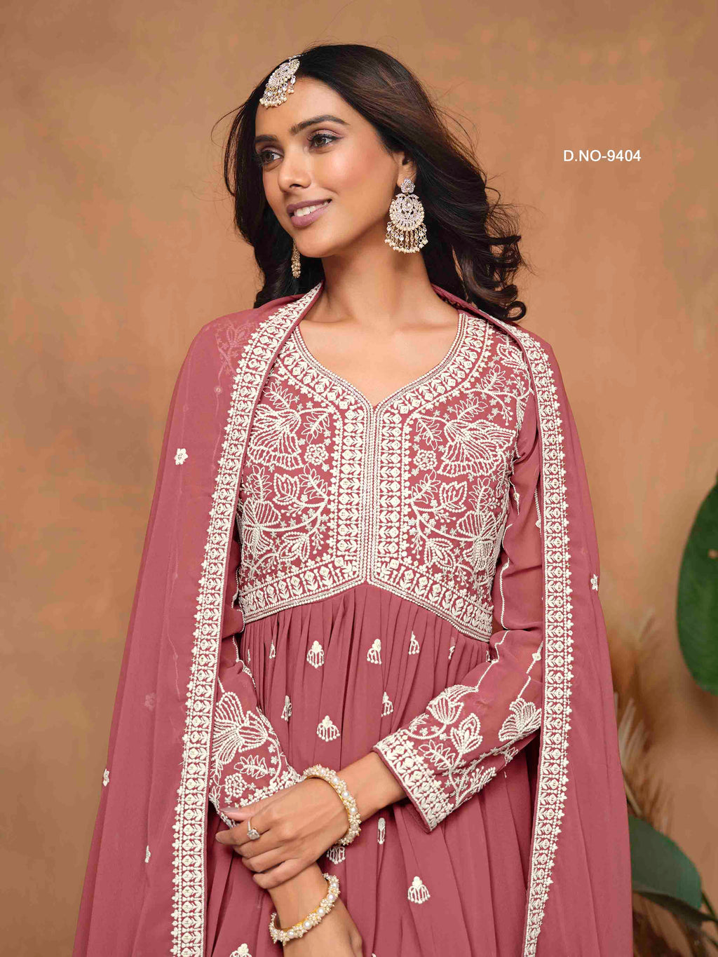 Women's Peplum Sharara Suit - Semi Stitched