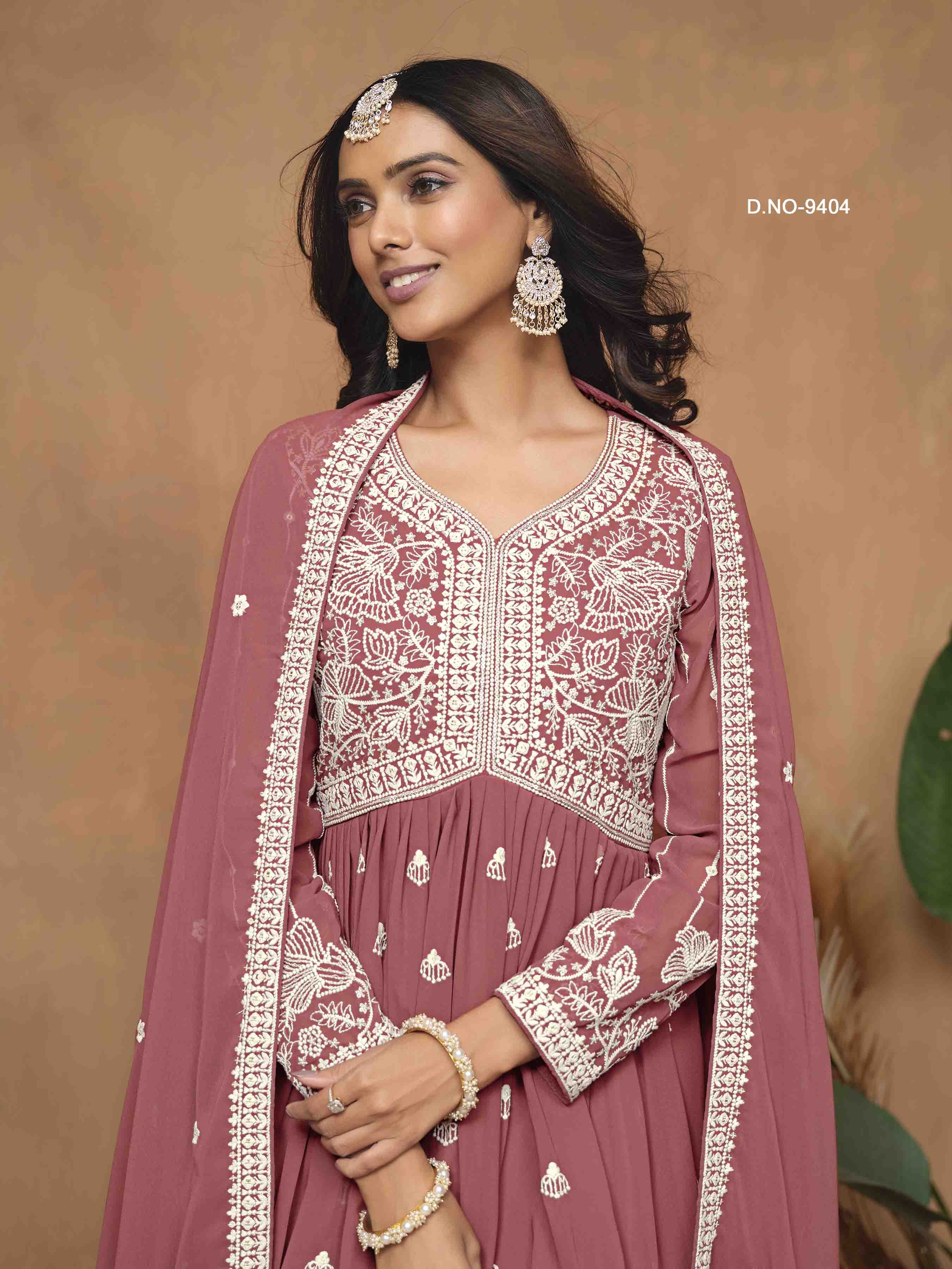 Women's Peplum Sharara Suit - Semi Stitched