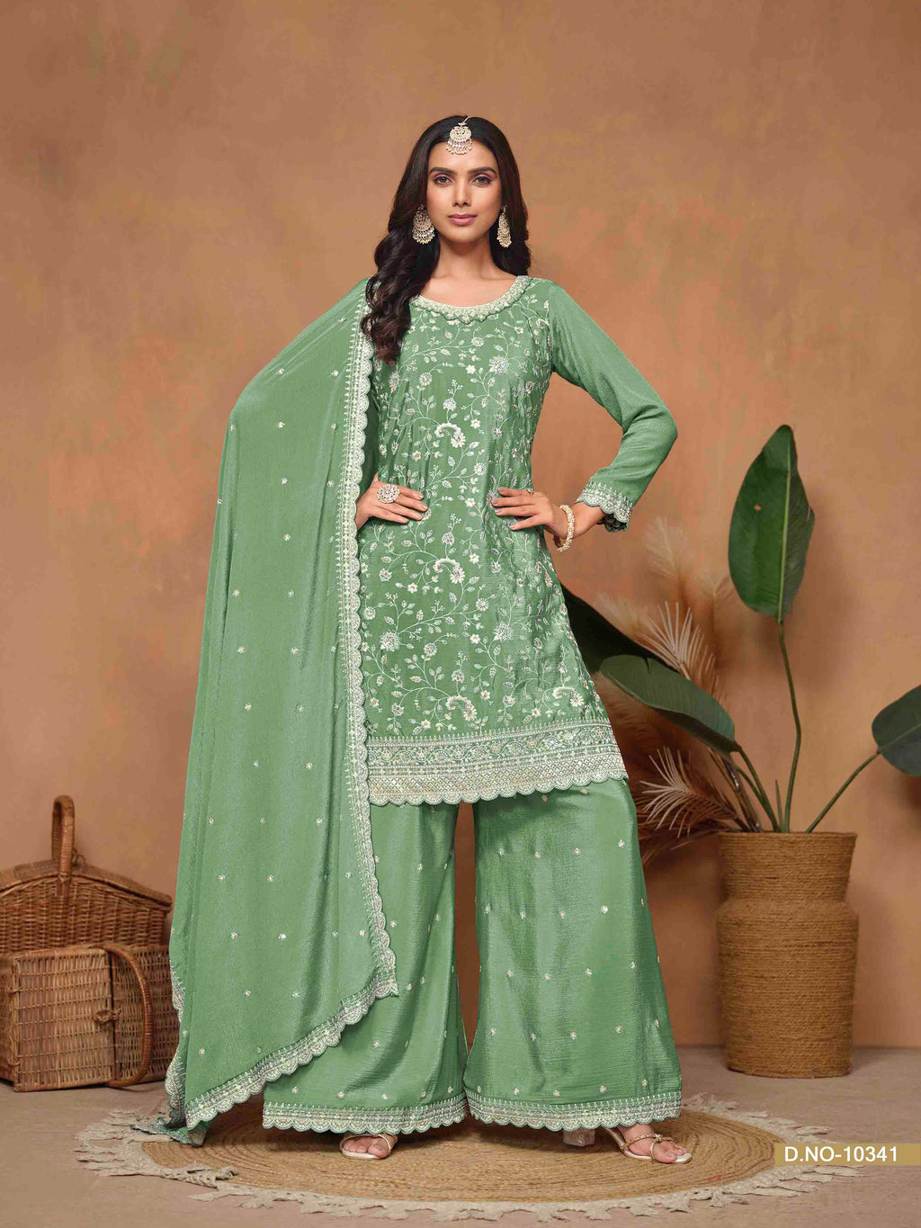 Women's Festive Sharara Suit