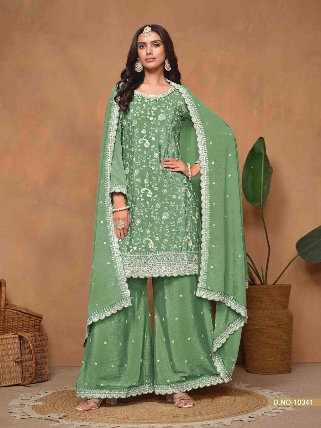 Women's Festive Sharara Suit