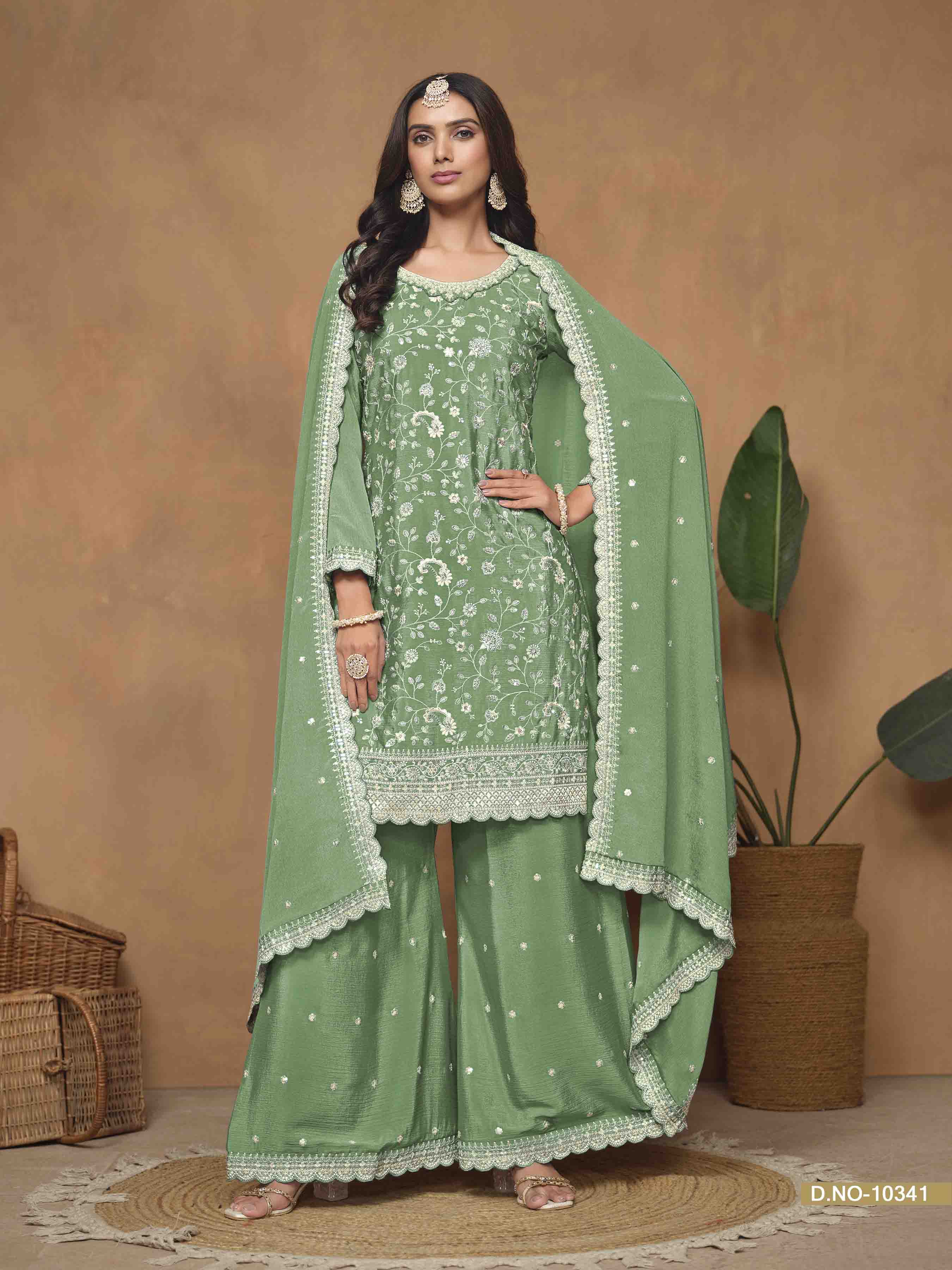 Women's Festive Sharara Suit