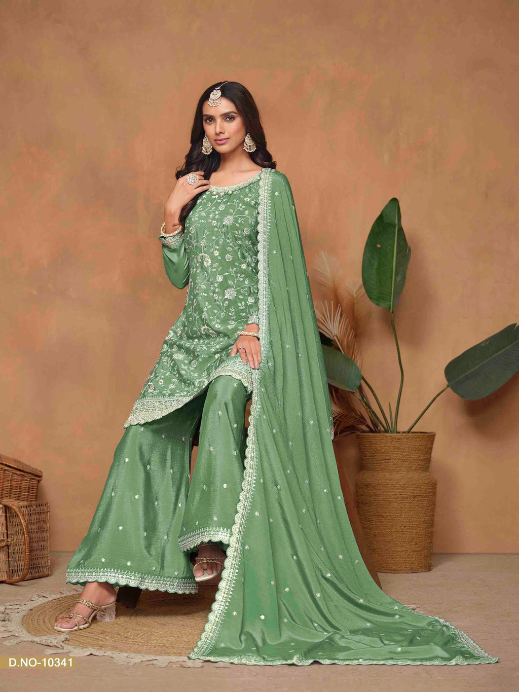 Women's Festive Sharara Suit