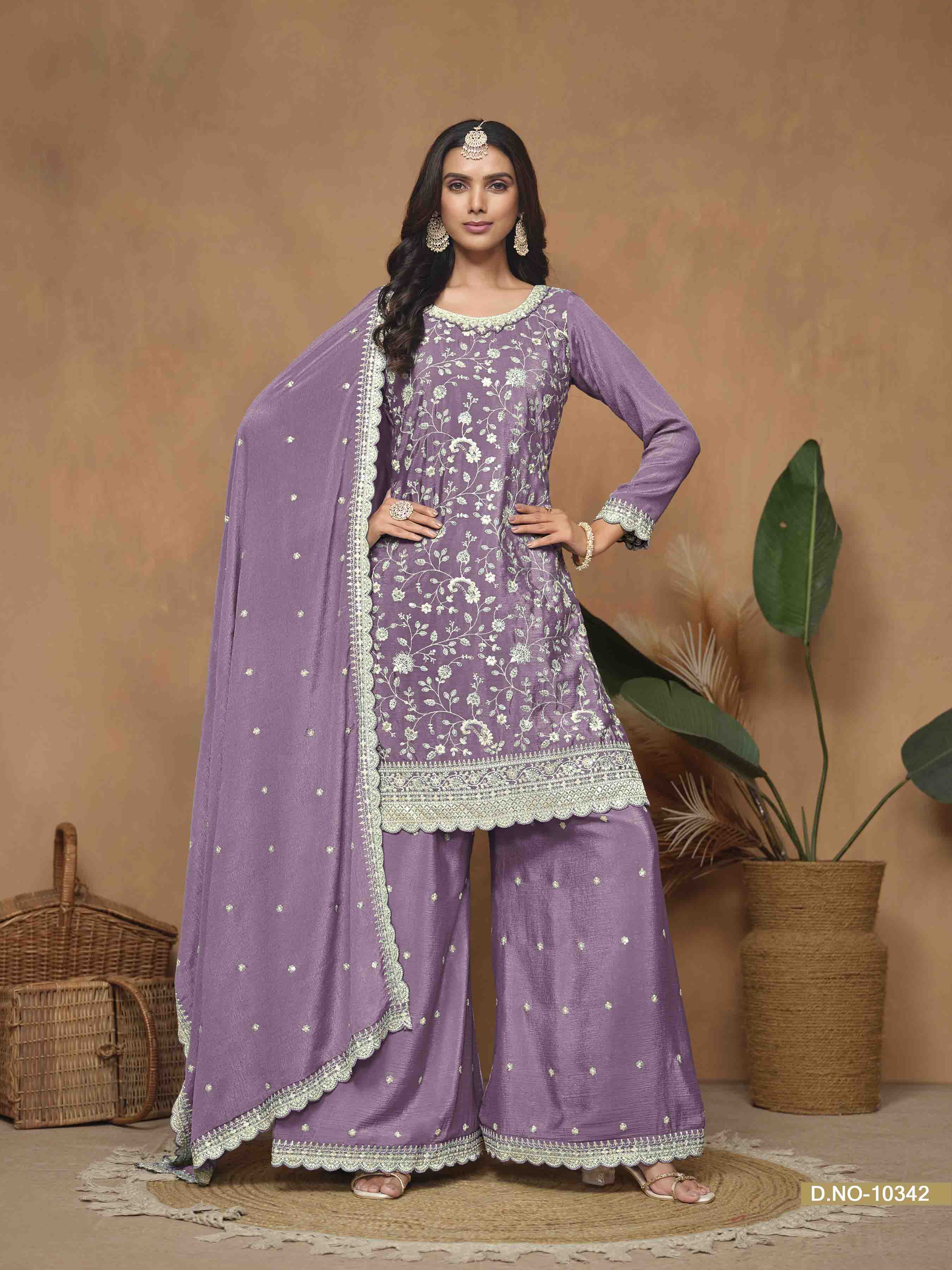 Women's Festive Sharara Suit