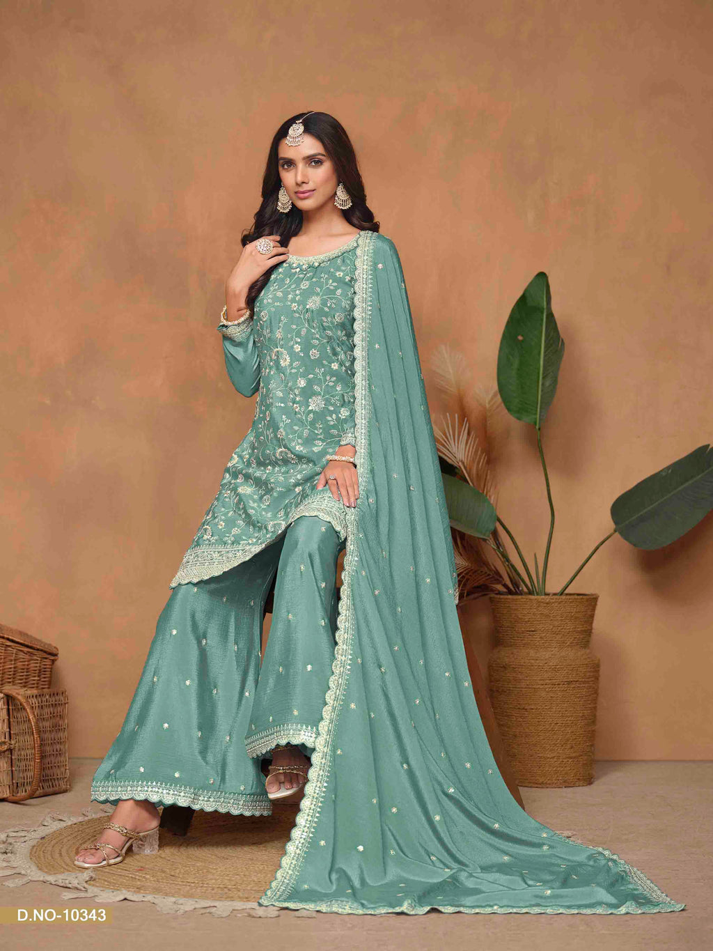Women's Festive Sharara Suit