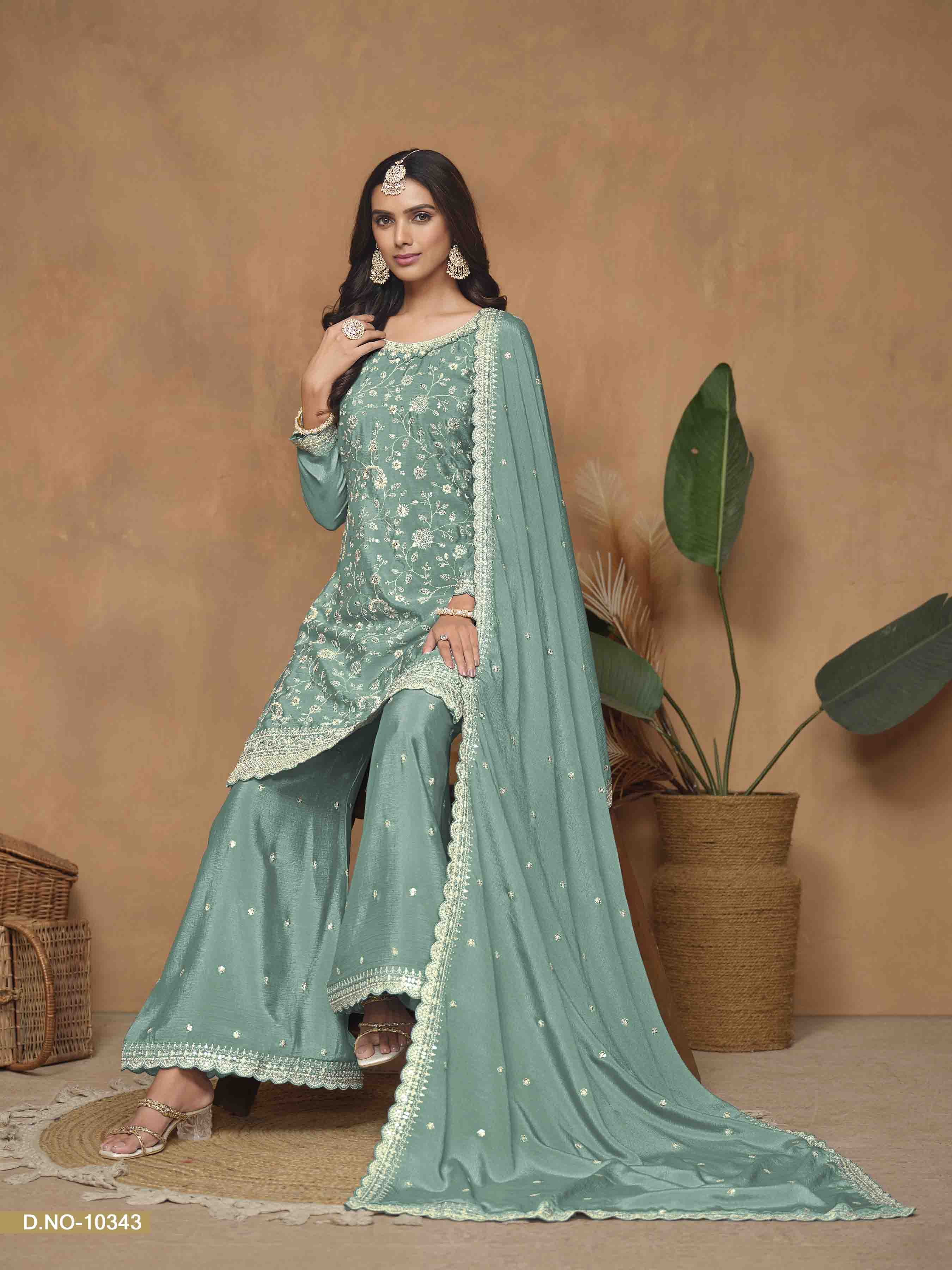 Women's Festive Sharara Suit