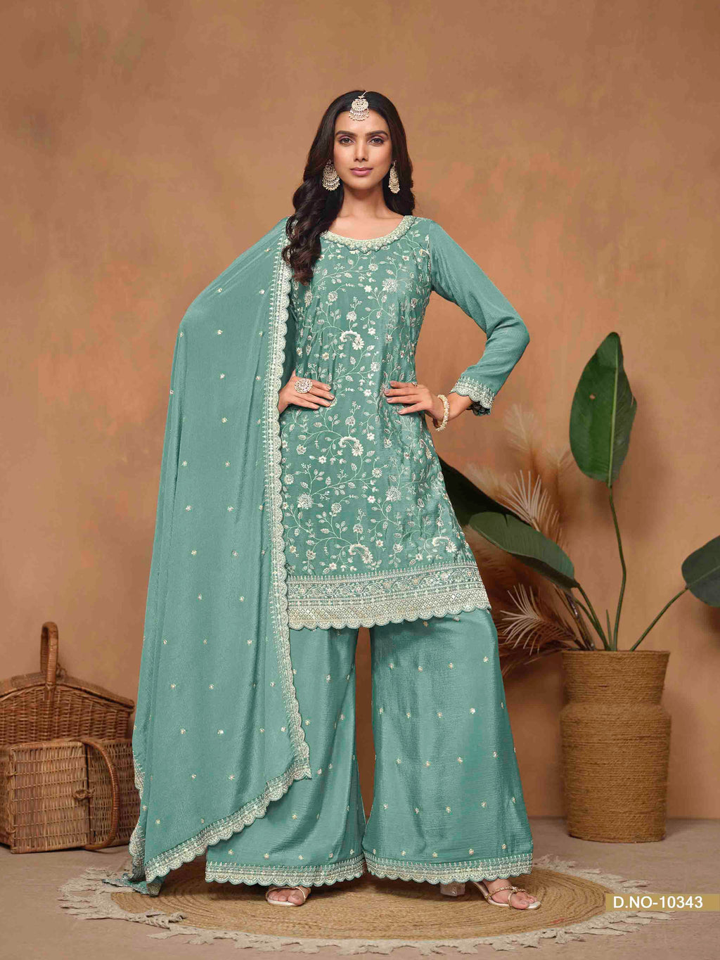 Women's Festive Sharara Suit