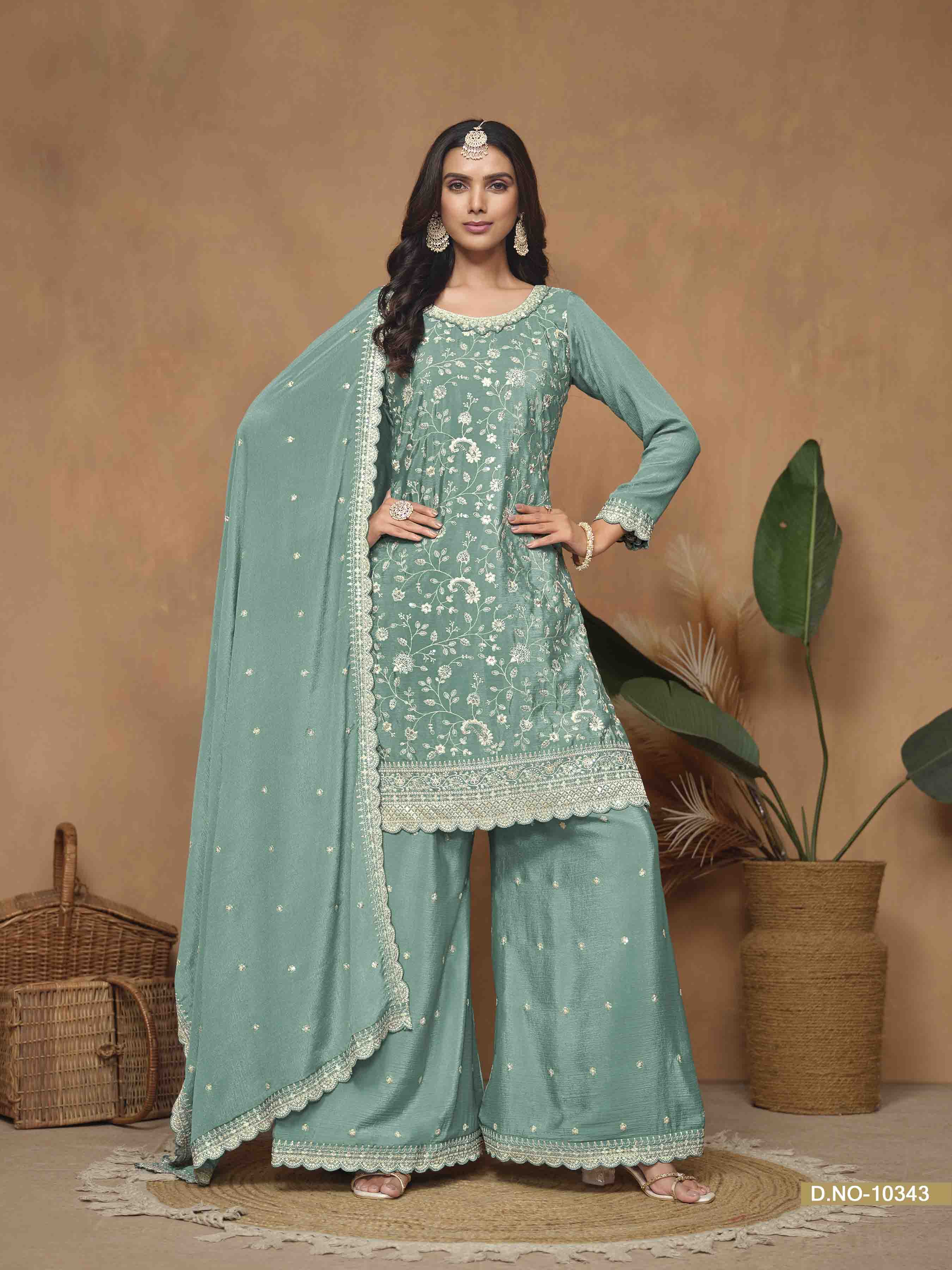 Women's Festive Sharara Suit