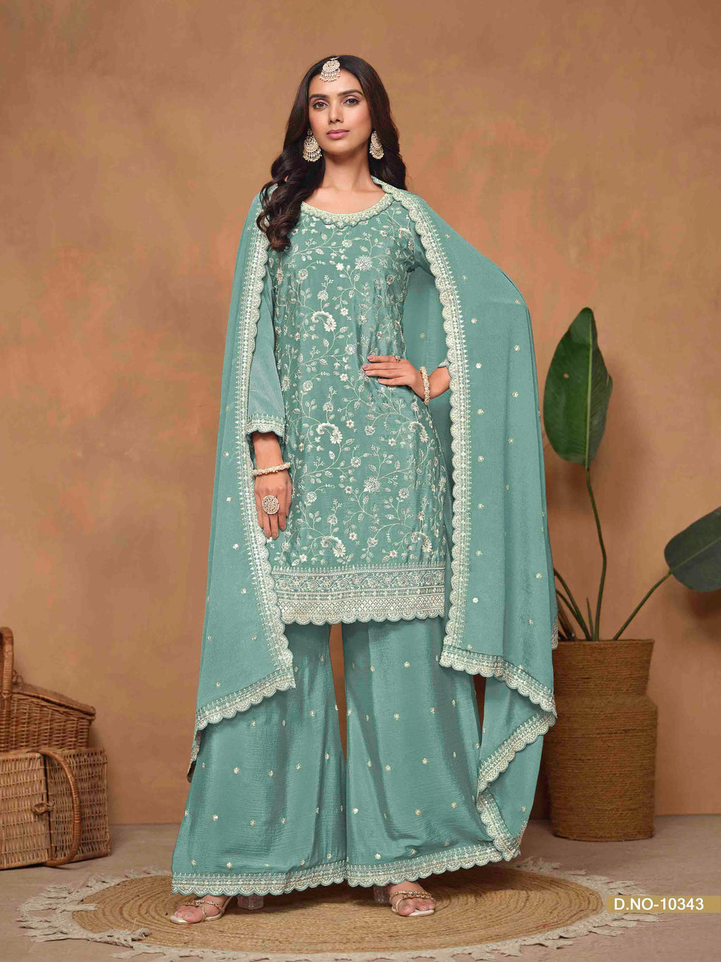 Women's Festive Sharara Suit