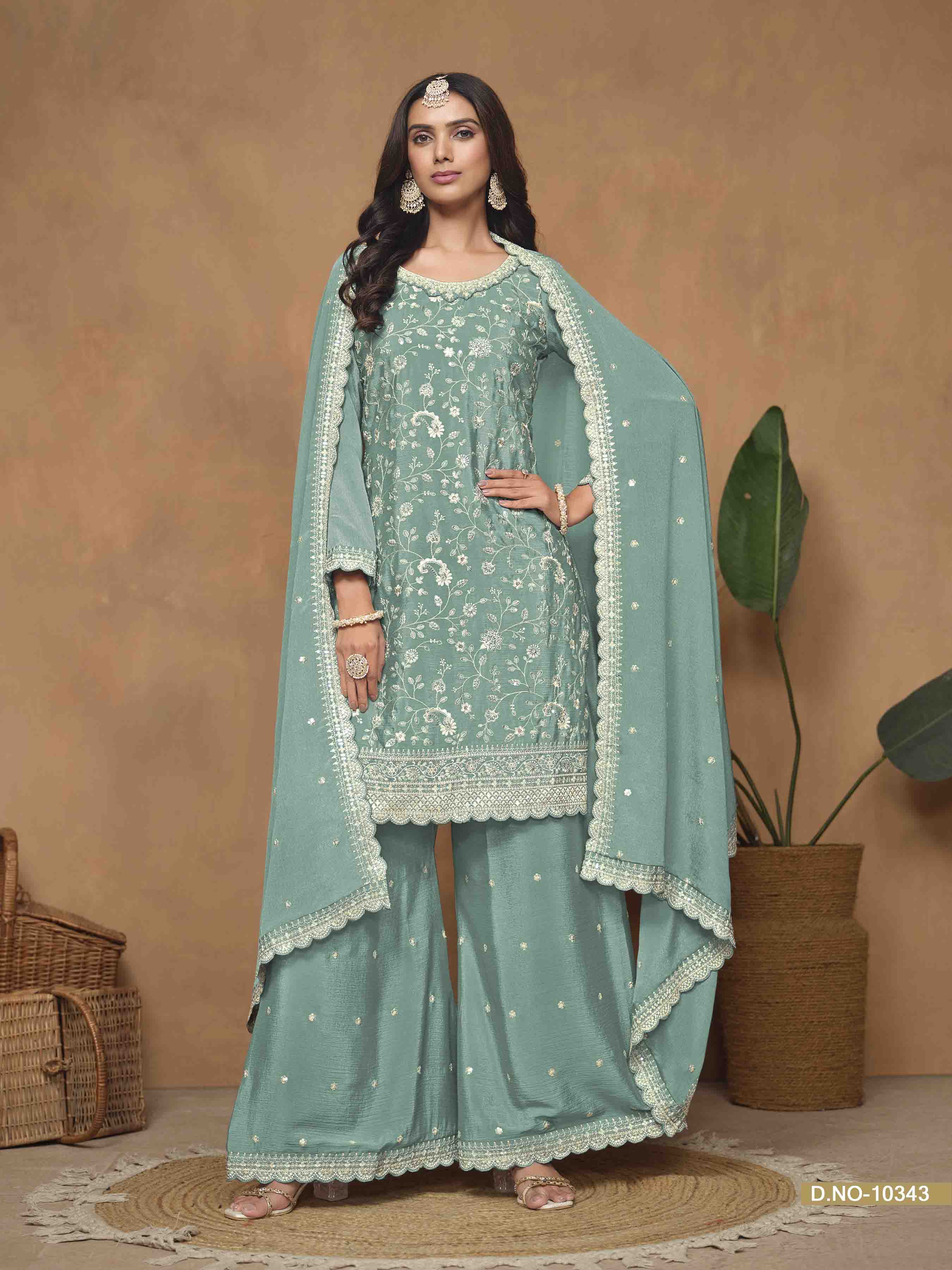 Women's Festive Sharara Suit