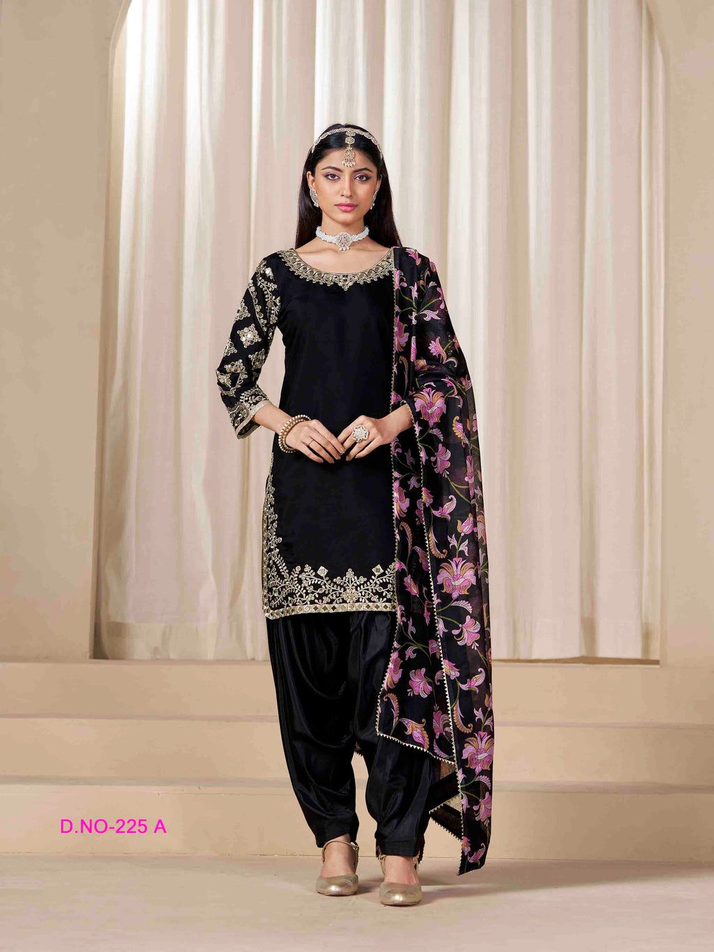 Women's Salwar Suit - Semi Stitched