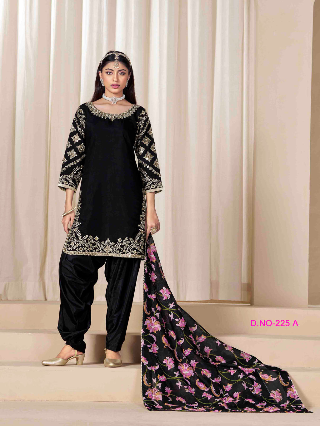 Women's Salwar Suit - Semi Stitched