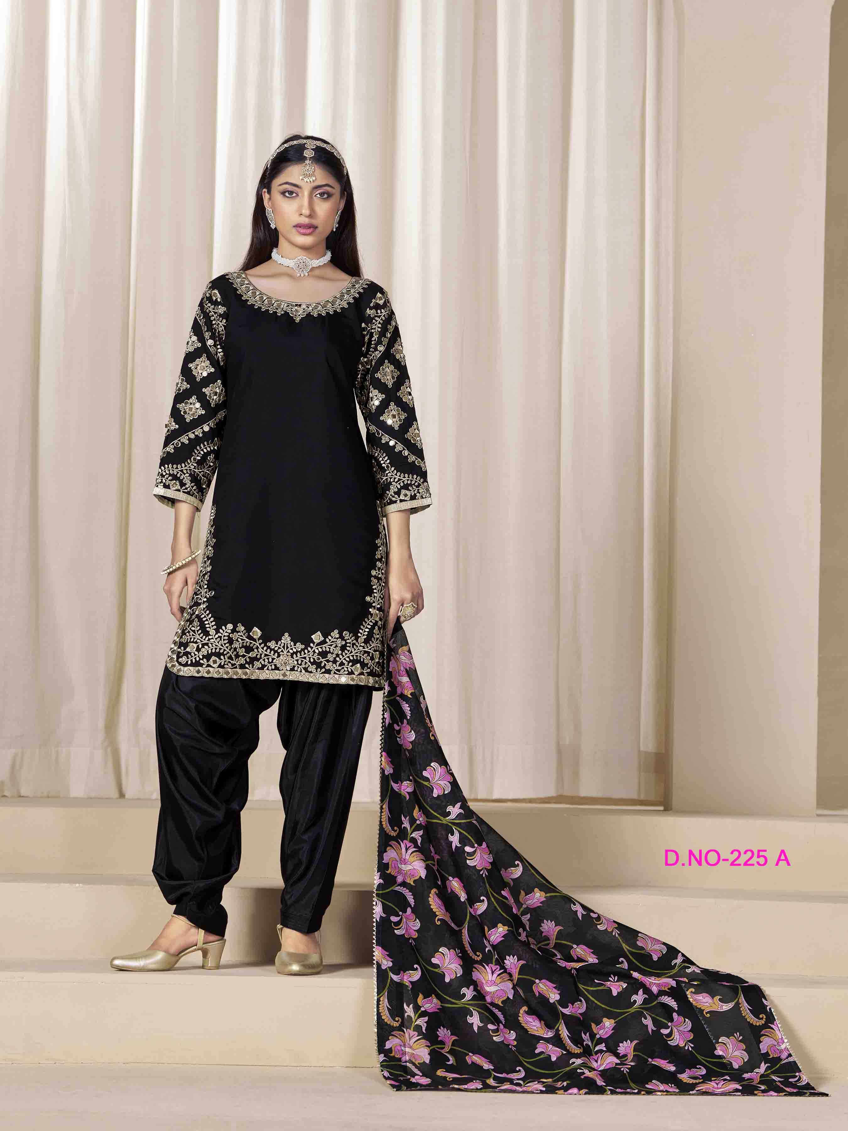 Women's Salwar Suit - Semi Stitched