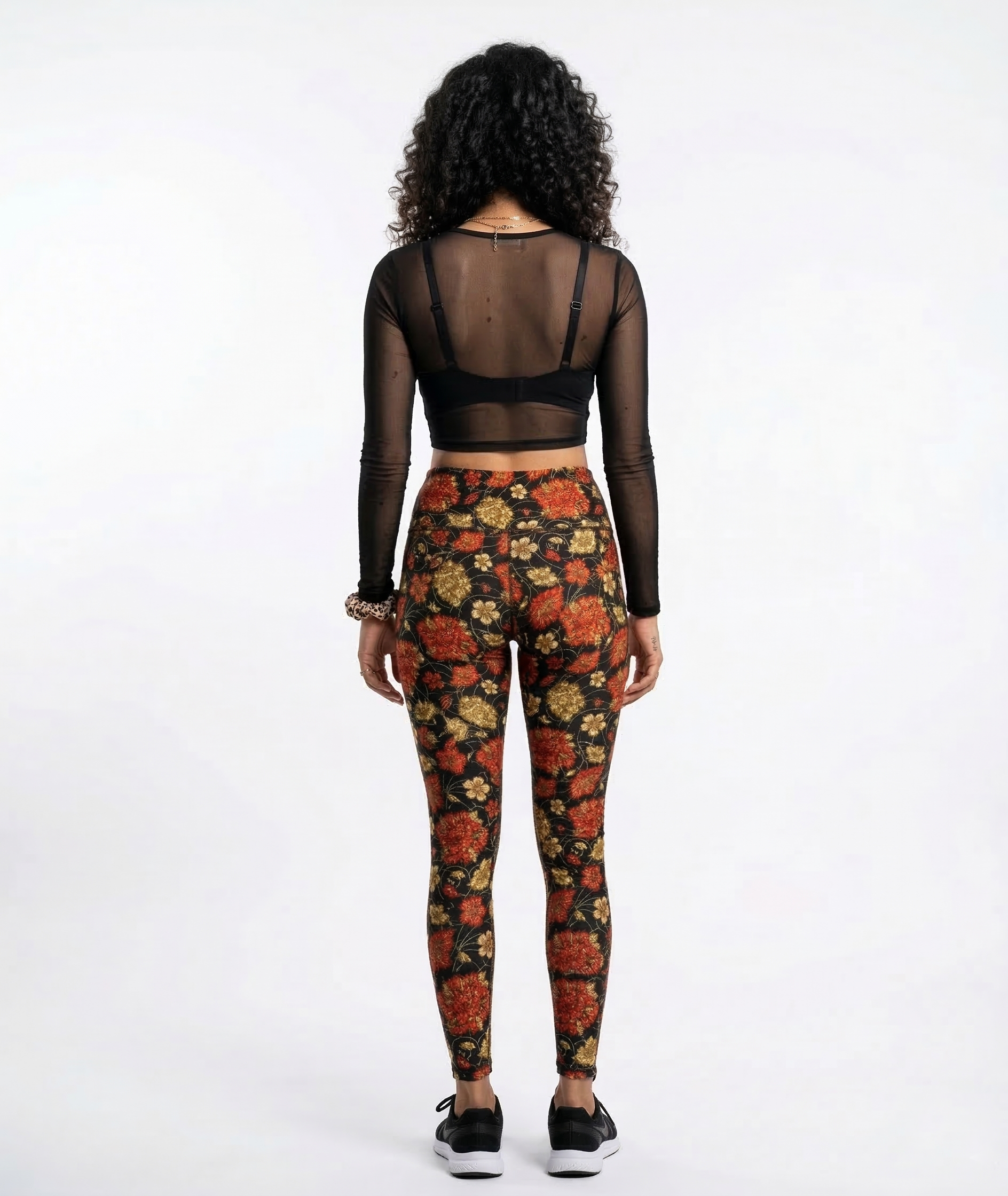 Women's AOP 180 GSM Lycra polyester, Gym Leggings