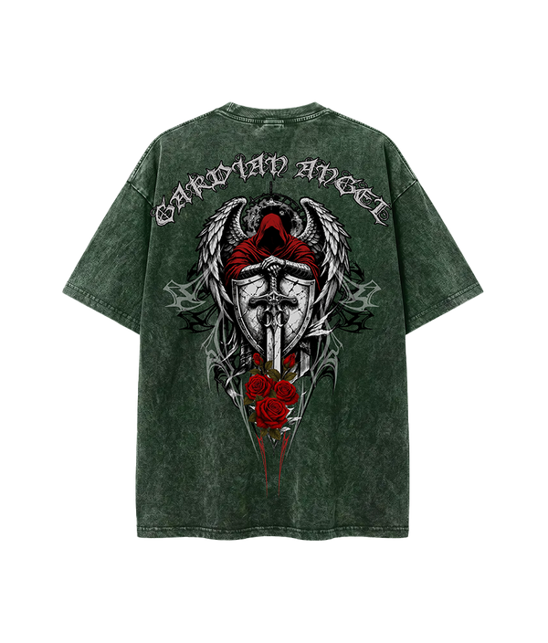 Unisex Acid Washed Oversized Tee - 5 colors, 6 sizes - Image 2