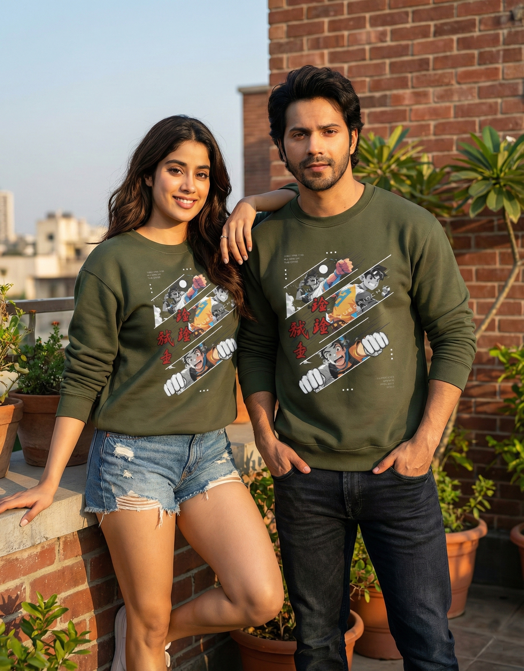 Unisex Sweatshirt - for Men & Women - 100% cotton, 300 GSM fleece, 4 colors