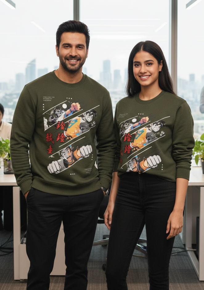 Unisex Sweatshirt - for Men & Women - 4 colors