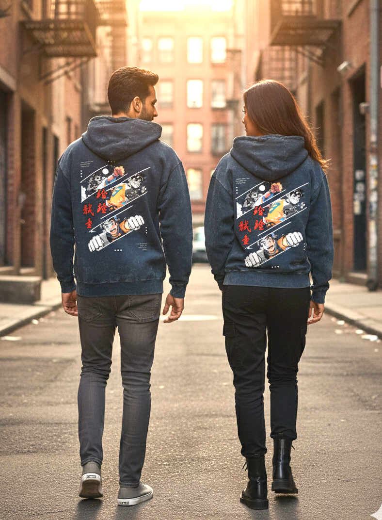 Unisex Acid Washed Hoodie - 4 COLORS