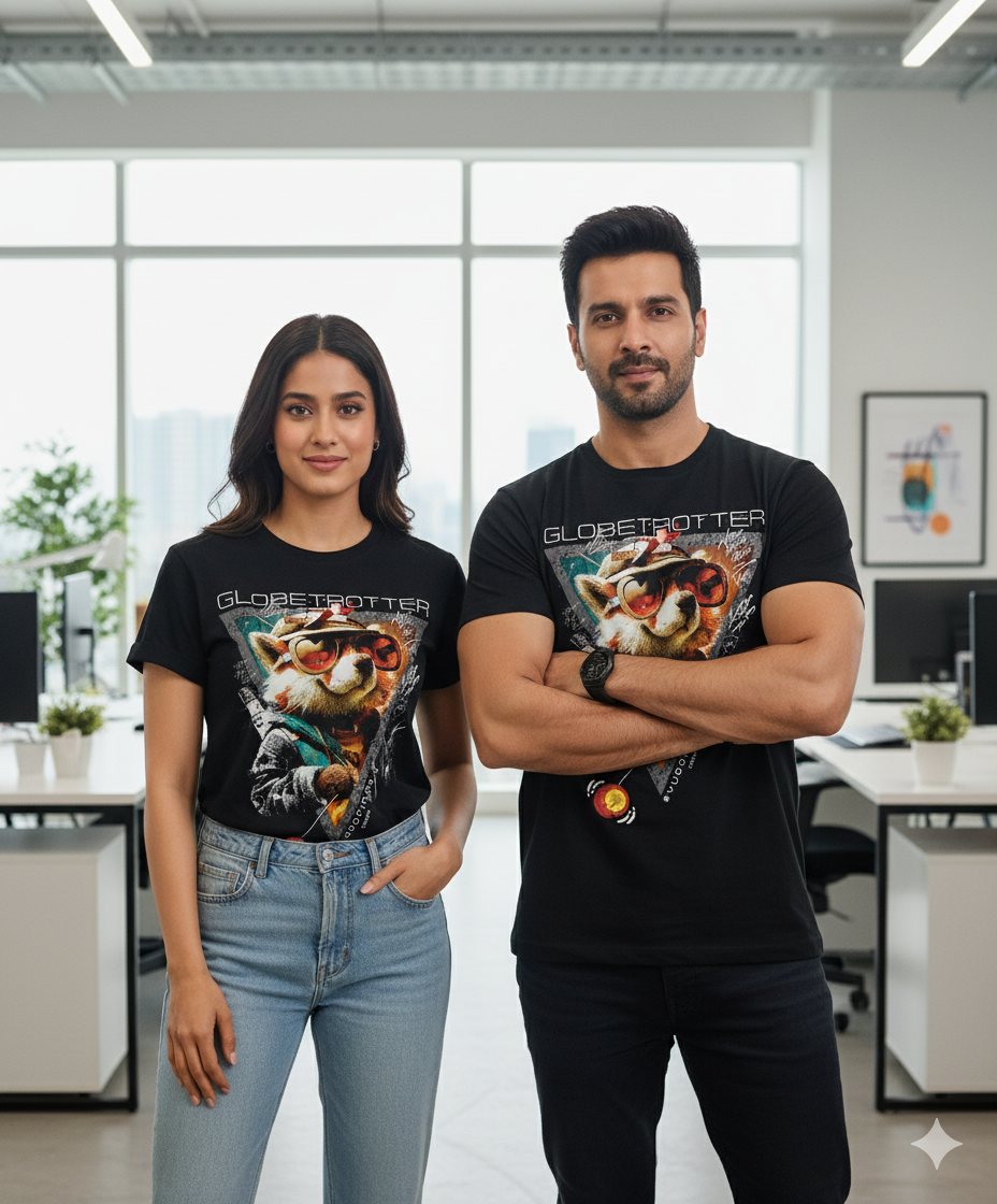 Unisex Classic Crew Printed T-Shirt - 15 colors