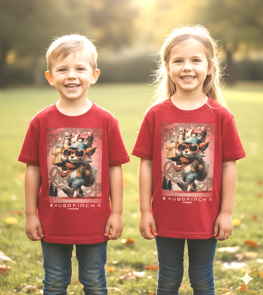 UNISEX Crew Neck T-Shirt, Boys & Girls - 18 colors