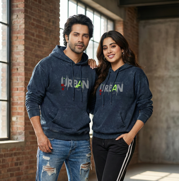 Unisex Acid Washed Oversized Hoodie 100% cotton, 300 GSM - 4 COLORS - 6 sizes - Image 3