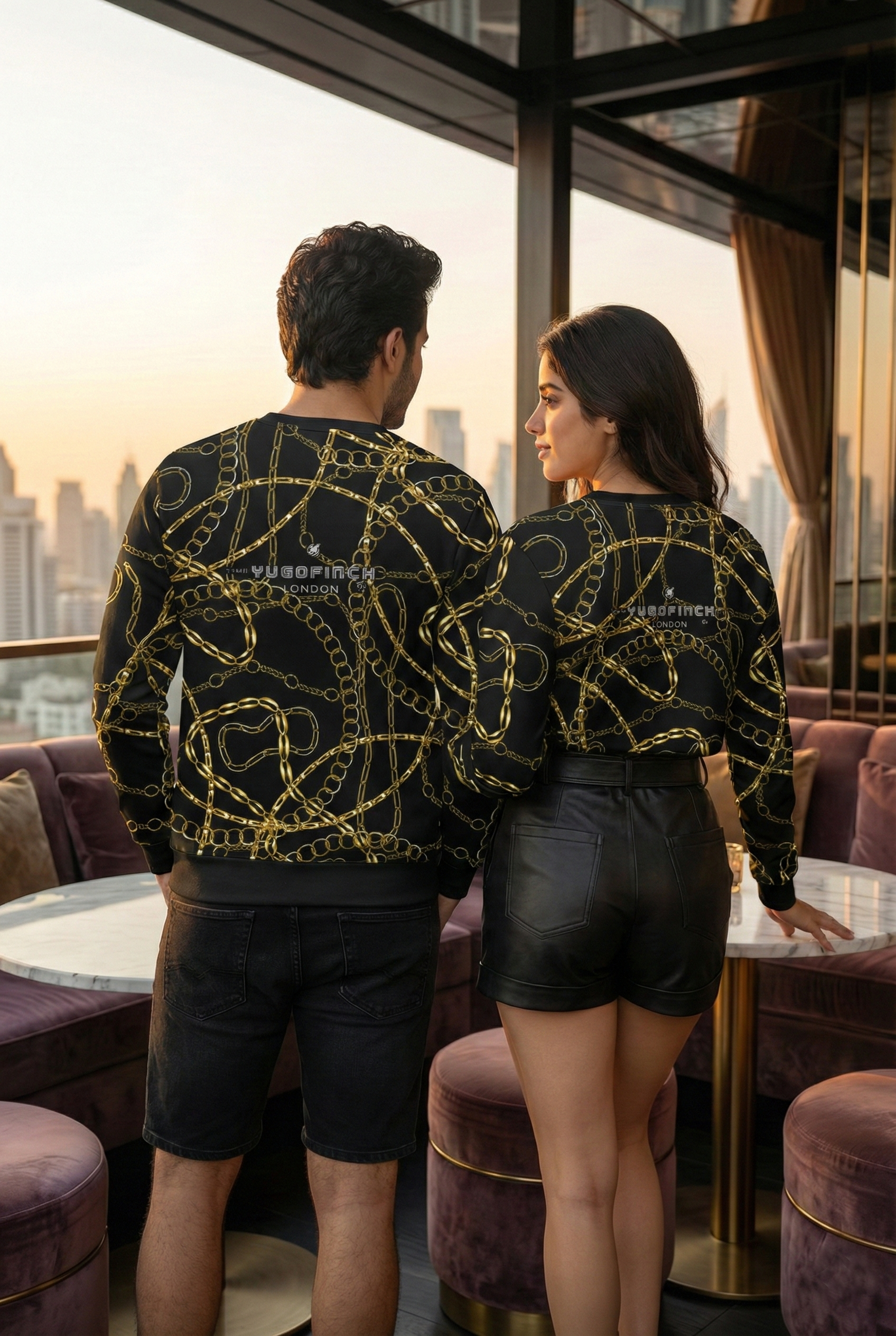 Unisex AOP Sweatshirt, 240 GSM, premium all over printed poly brushed fleece.