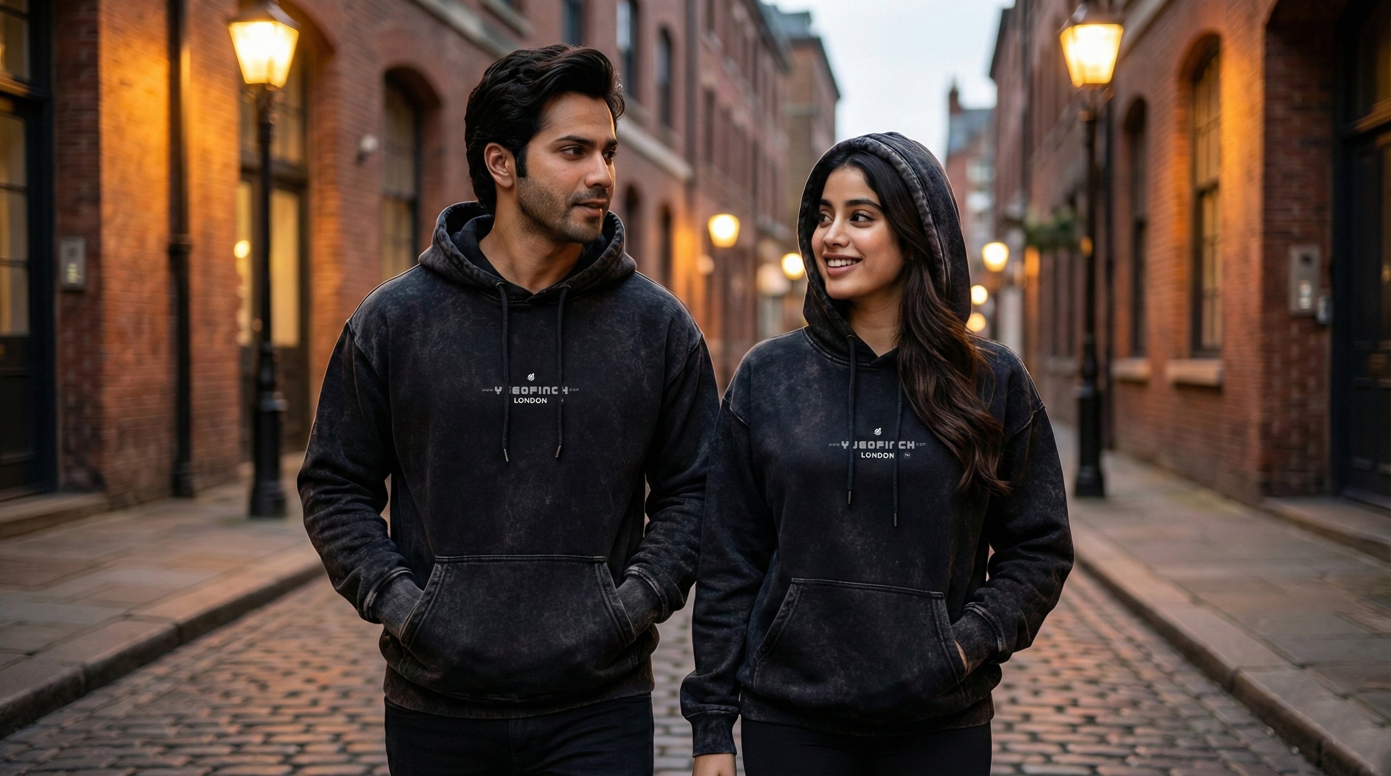 Unisex Acid 100% cotton with 300 GSM Washed Hoodie