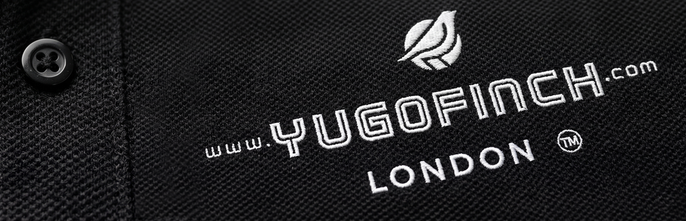 Yugofinch London logo on 