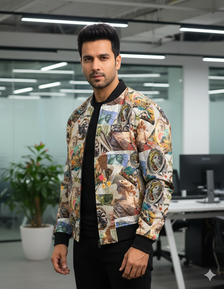 Men's AOP Bomber Jacket