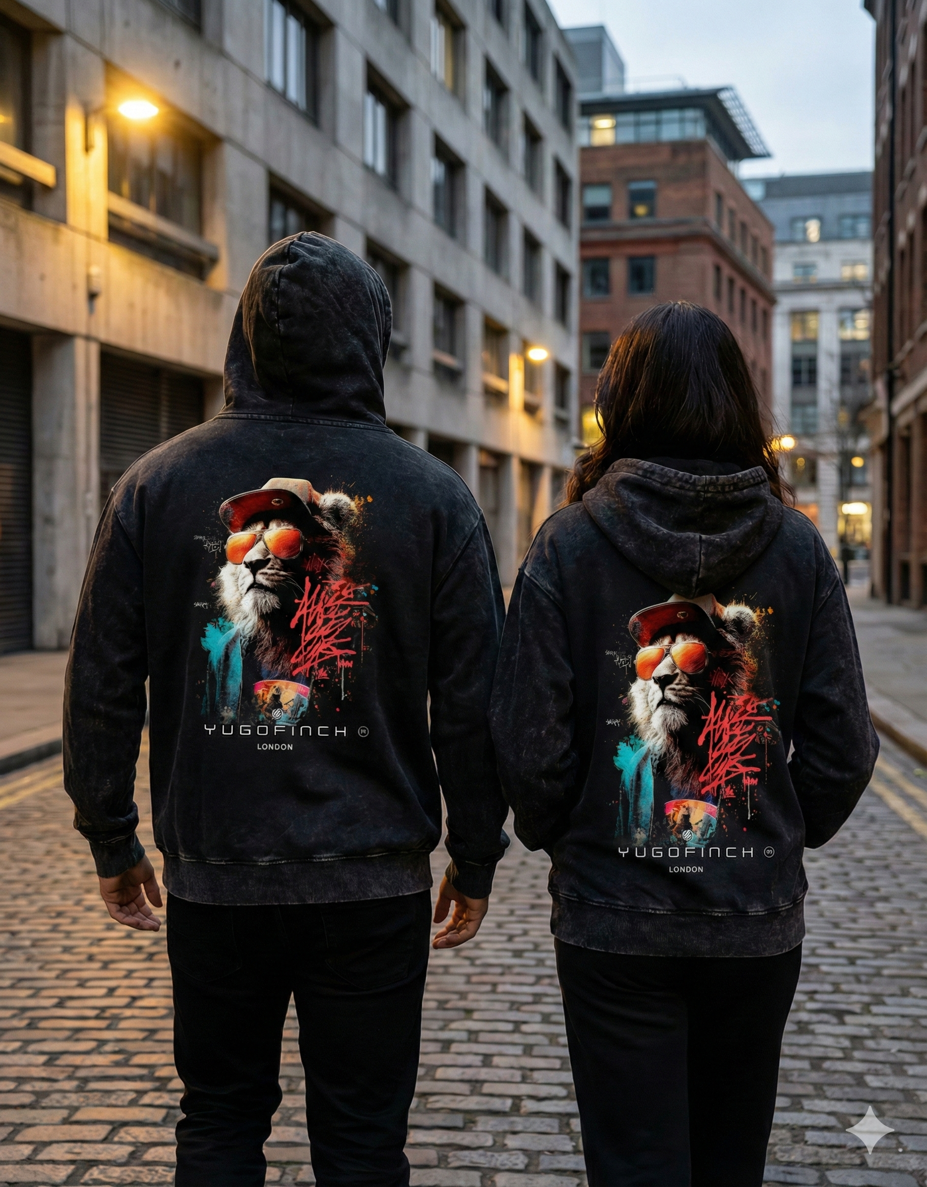 Unisex Acid 100% cotton with 300 GSM Washed Hoodie