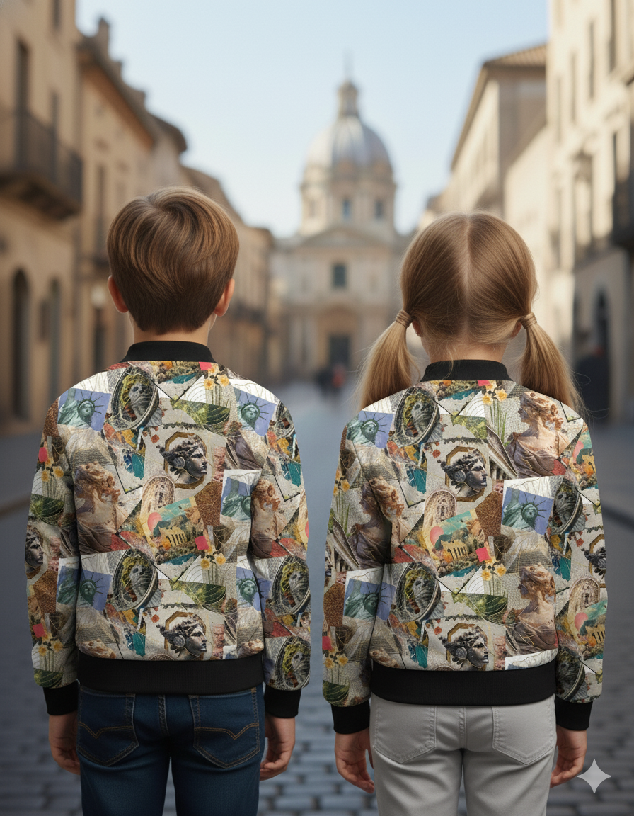 AOP UNISEX Kids Bomber Jacket - 5 to 13 years