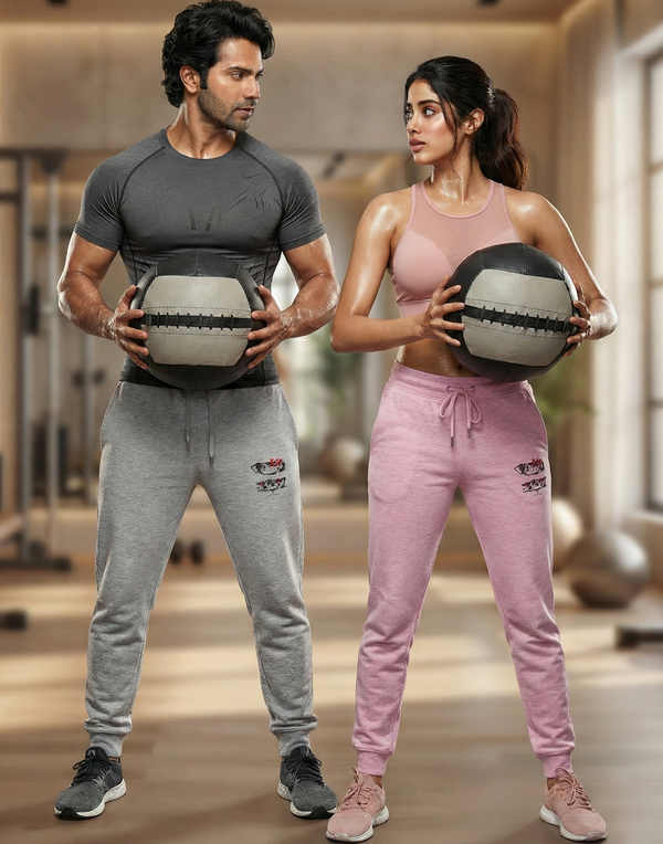 Unisex  100% cotton, 260 GSM Joggers - 3 colors - Image 1