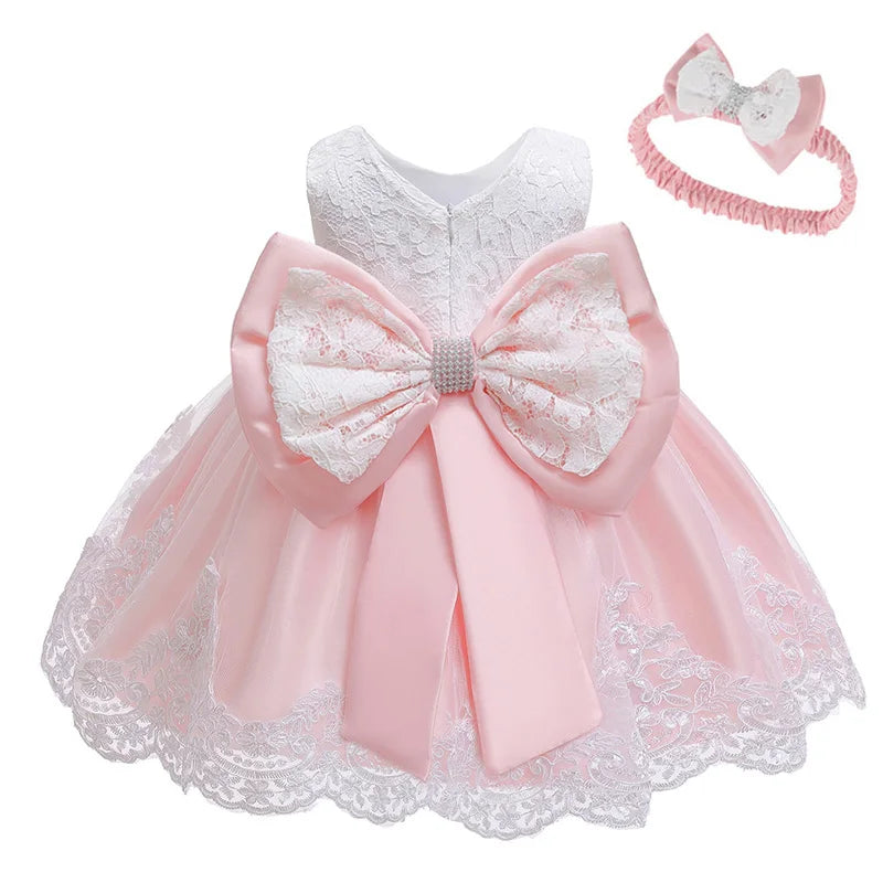 Girls Princess Party Flower Dress Vestido 4 6 12 Y