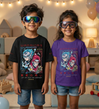 Unisex Crew Neck Anime T-Shirt - 1 month to 13 years - 11 colors