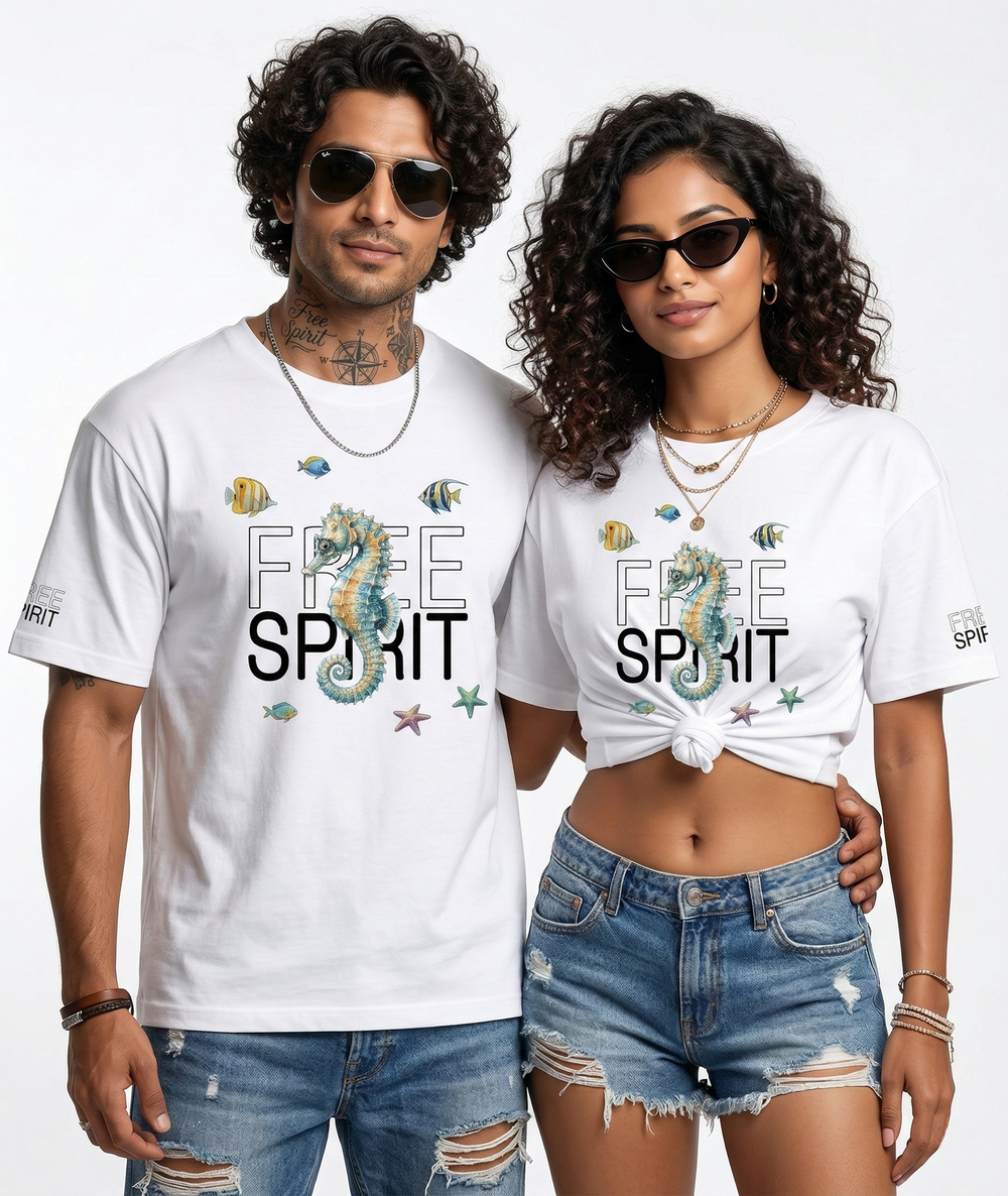Unisex Supima Free Spirit T-Shirt - 3colors - 9 sizes