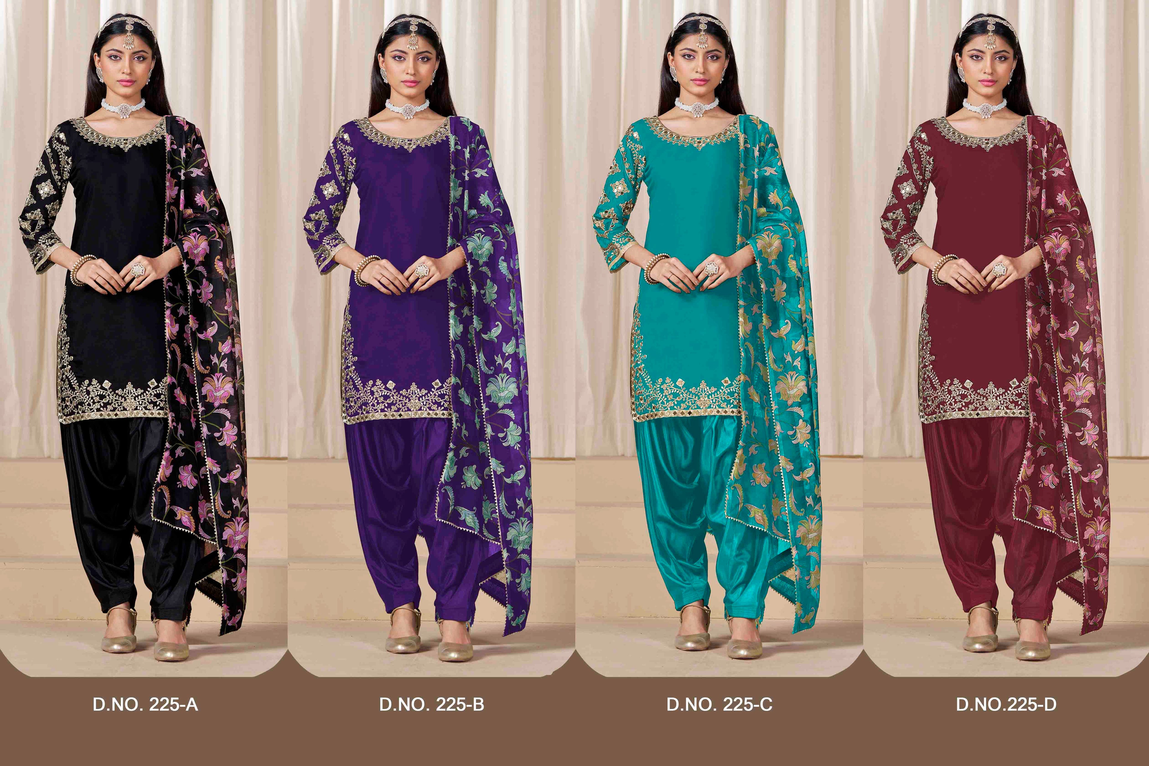 Women's Salwar Suit - Semi Stitched