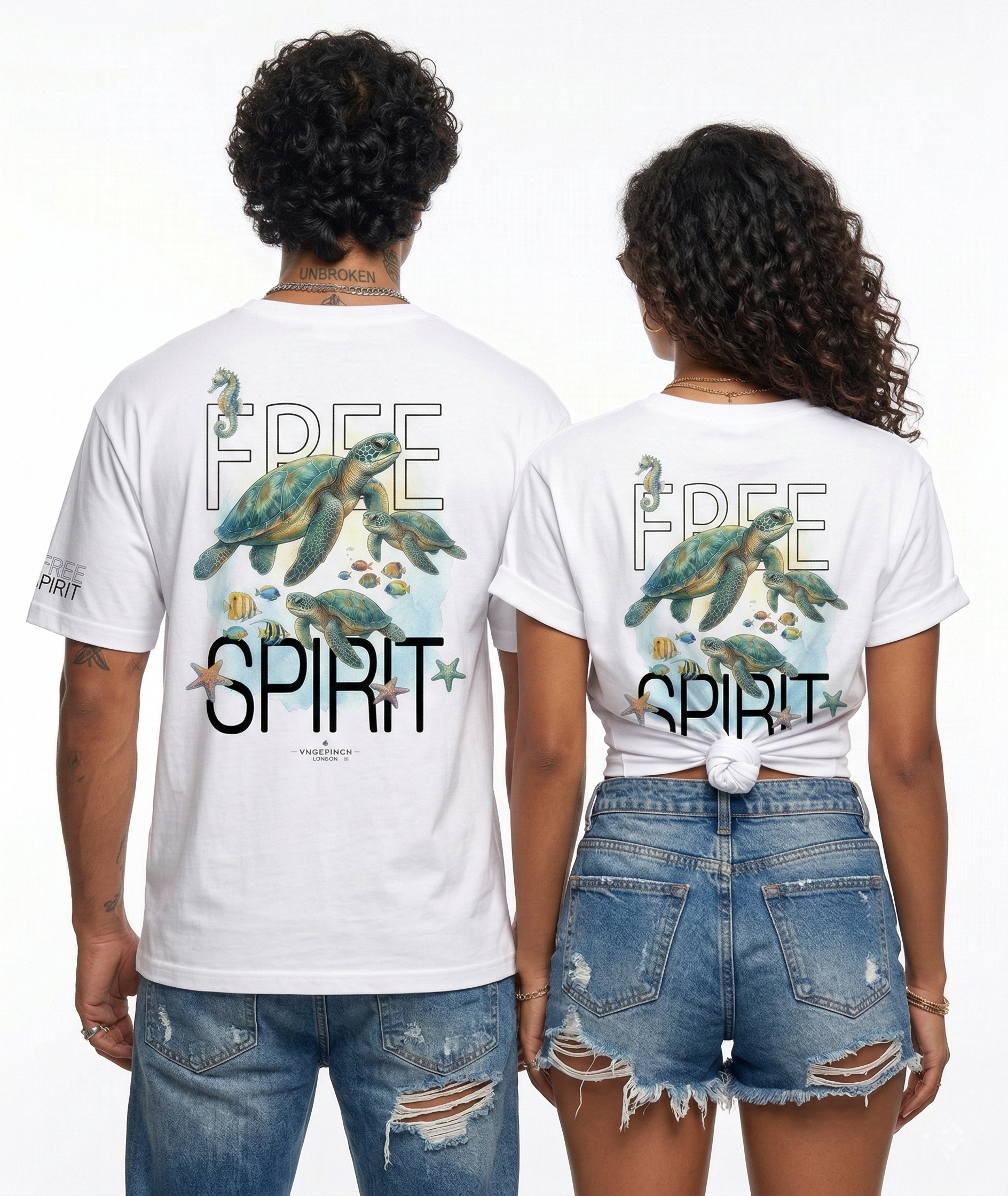 Unisex Supima Free Spirit T-Shirt - 3colors - 9 sizes