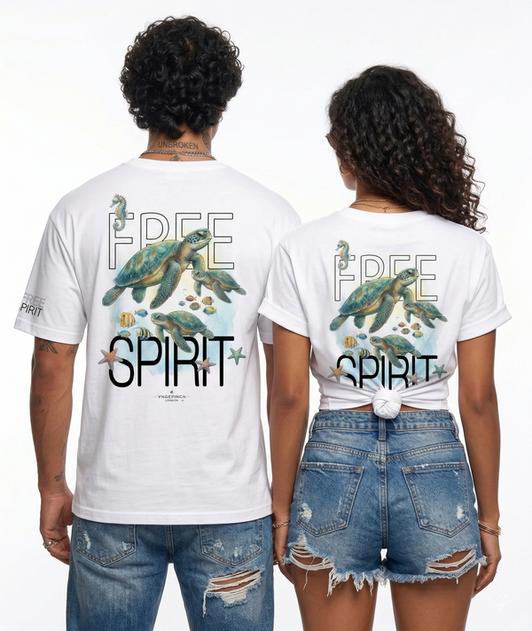 Unisex Supima Free Spirit T-Shirt - 3colors - 9 sizes - Image 3