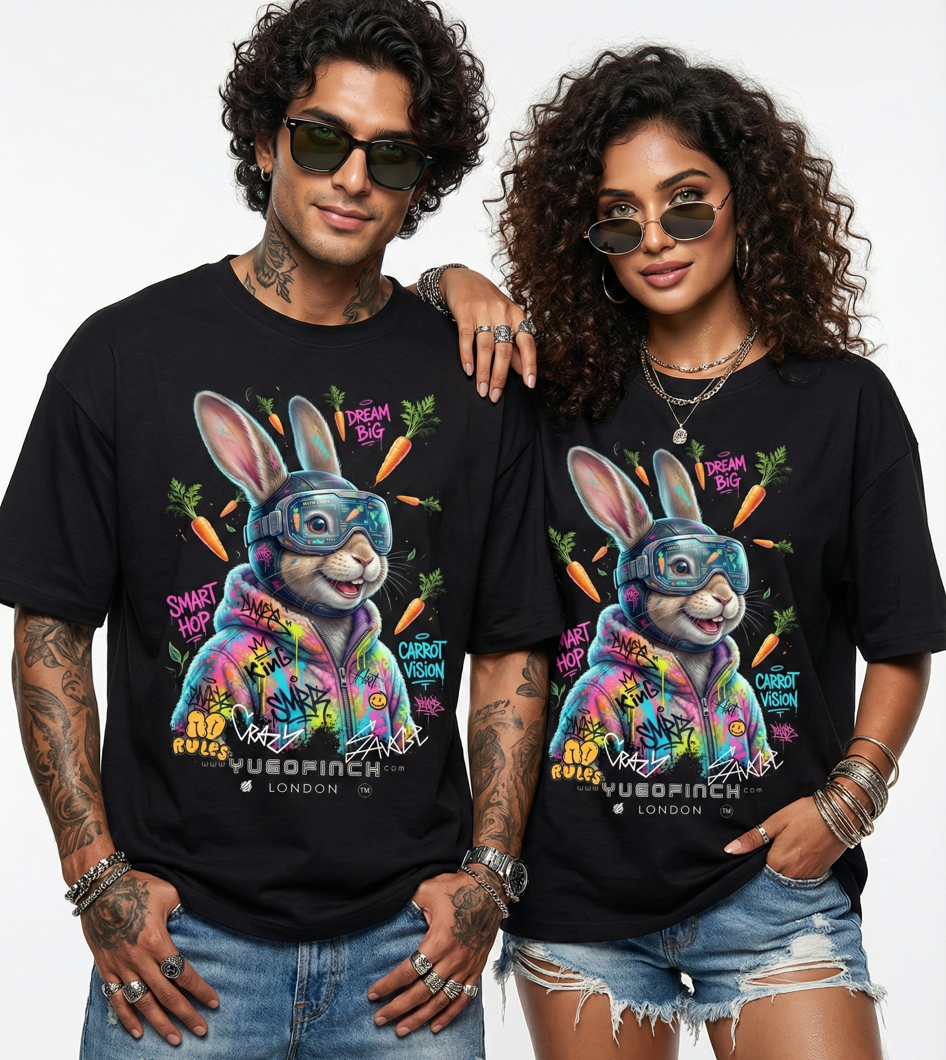 Unisex Supima Rabbit Data T-Shirt