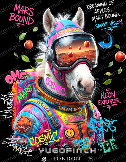 Unisex Supima Mar Horse T-Shirt