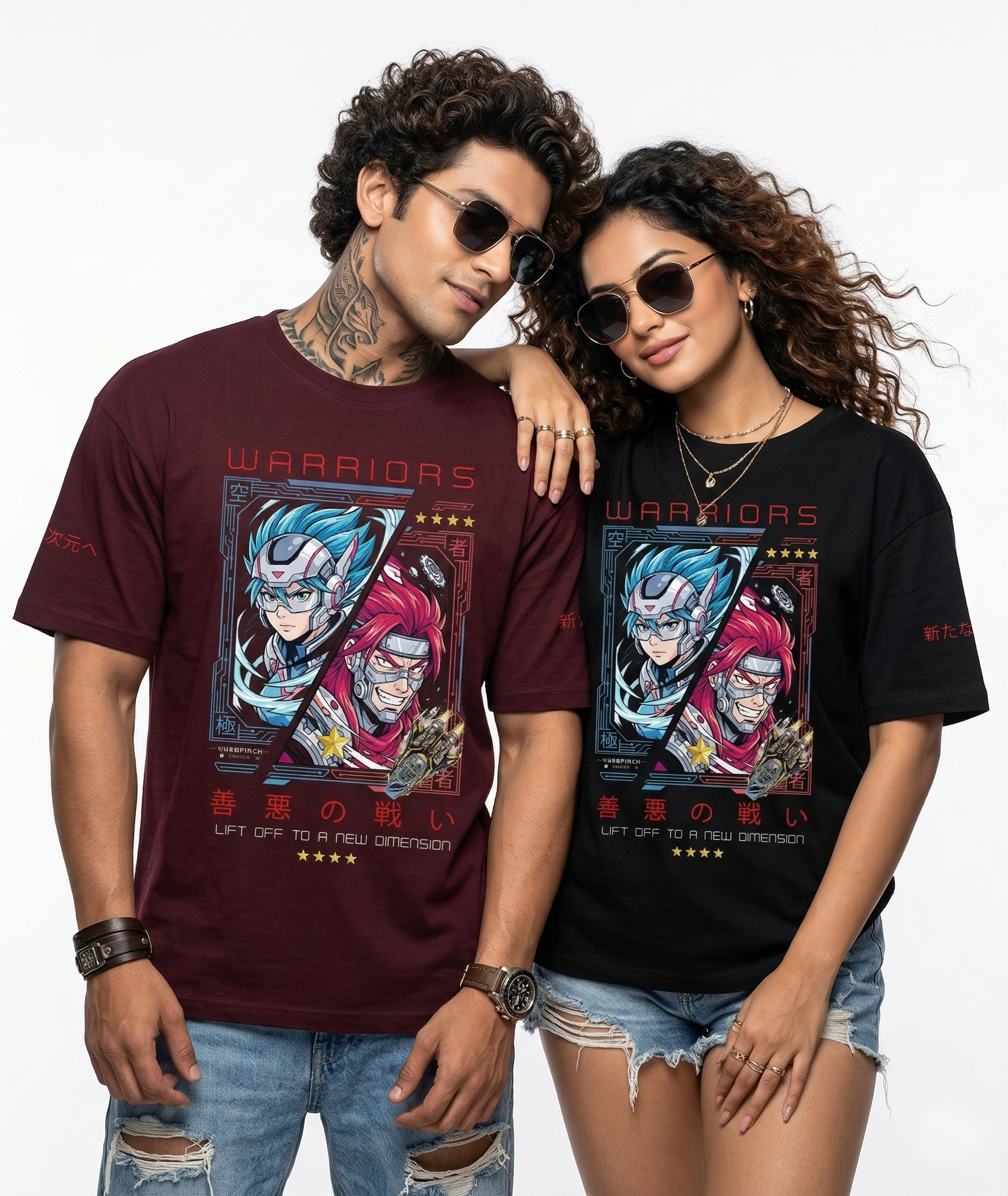 Unisex Supima Anime T-Shirt - 3 colors -7 sizes