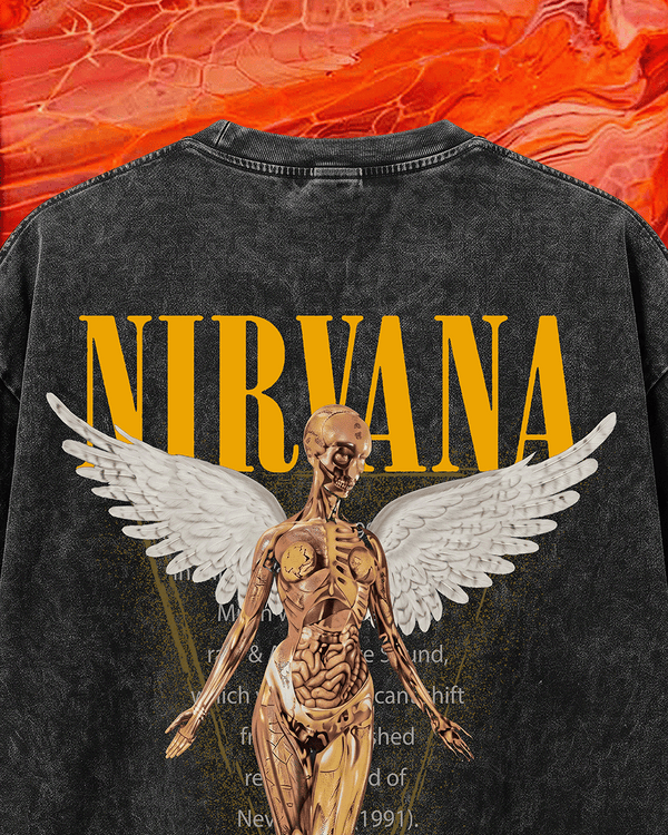 Unisex Acid Washed Oversized Tee - 5 Colors, 6 Sizes - Image 1