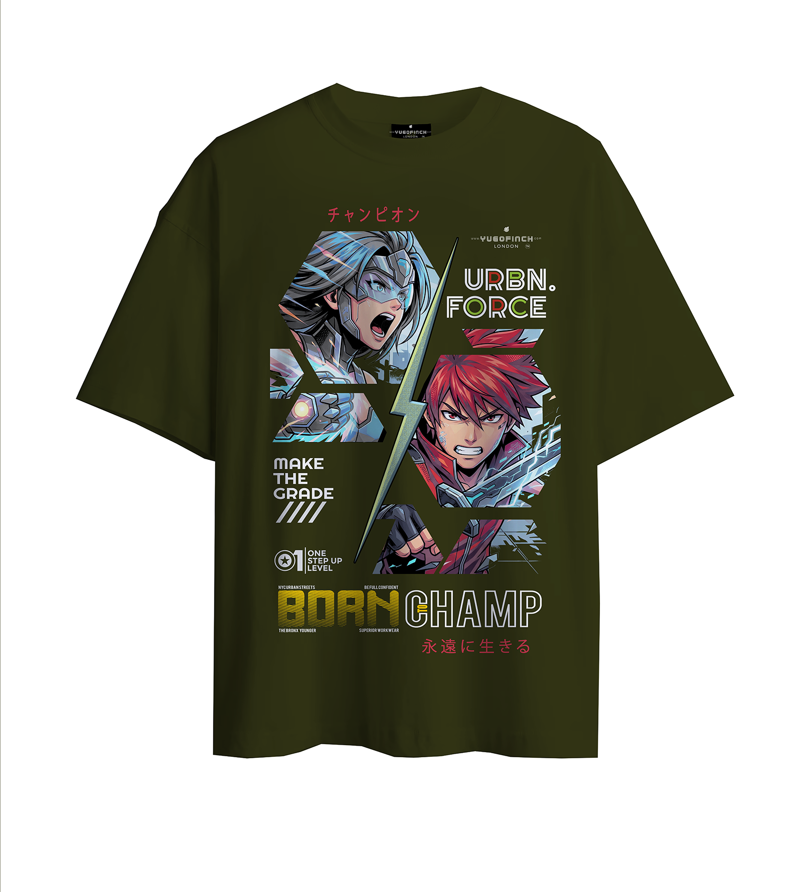 Unisex Crew Neck Anime T-Shirt - 1 month to 13 years - 13 colors