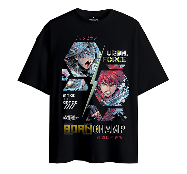 Unisex Supima cotton Anime (Colorful) T-Shirt -  3 colors - 6 sizes - Image 1