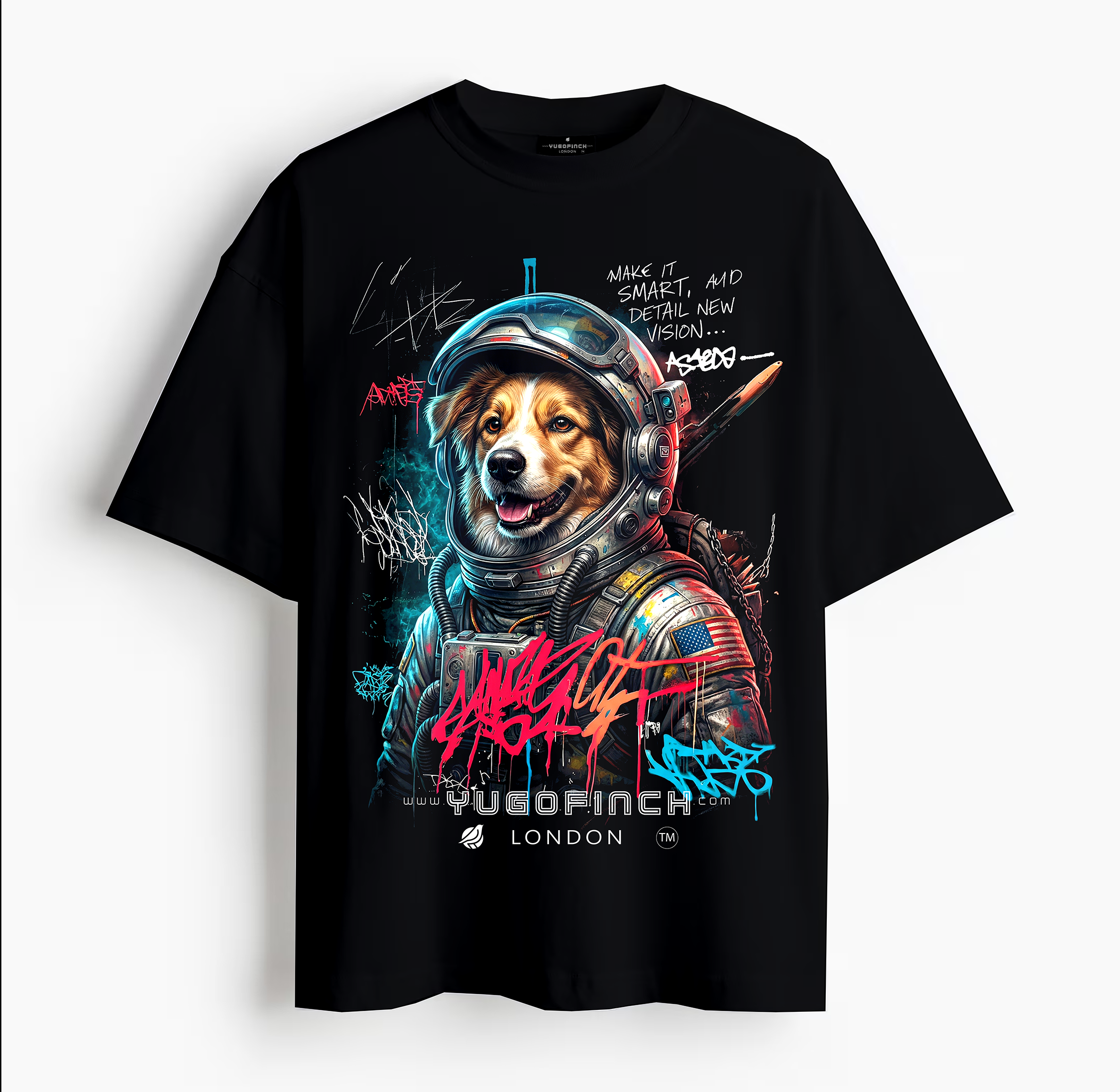 Unisex Supima ASTRO DOG T-Shirt